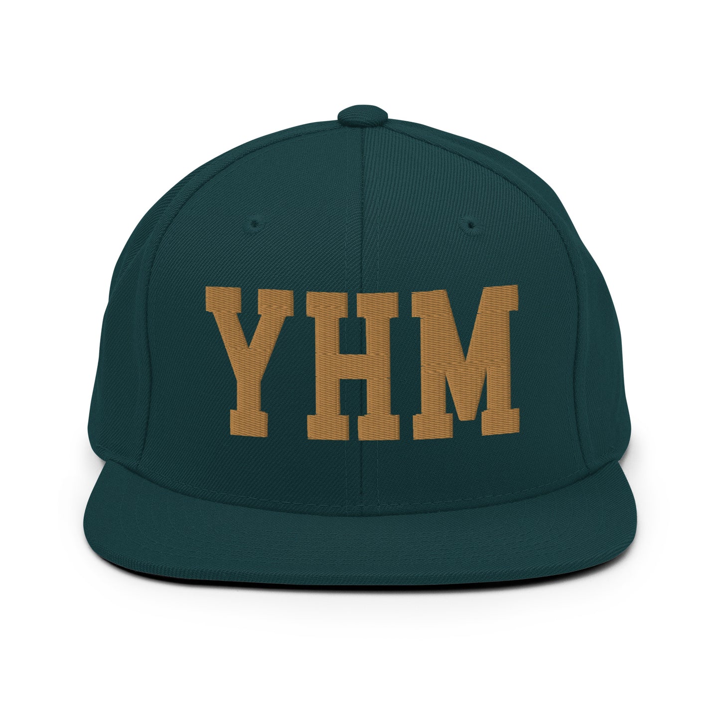 College-Style Classic Snapback Hat • Old Gold • YHM Hamilton Souvenir • YHM Designs - Image 18