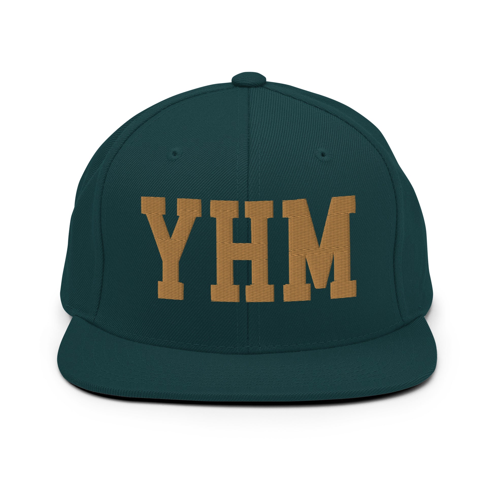 College-Style Classic Snapback Hat • Old Gold • YHM Hamilton Souvenir • YHM Designs - Image 18