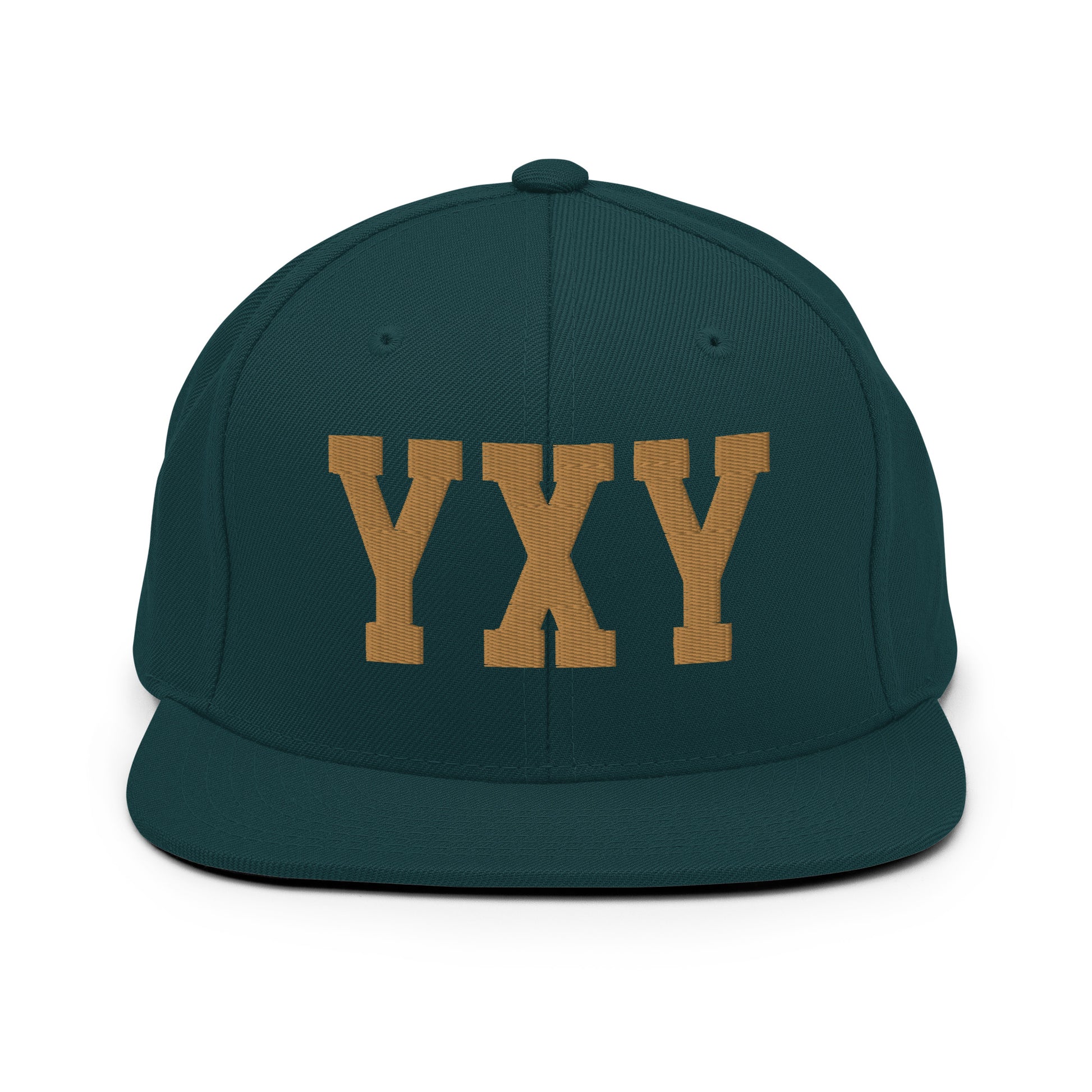 College-Style Classic Snapback Hat • Old Gold • YXY Whitehorse Souvenir • YHM Designs - Image 18