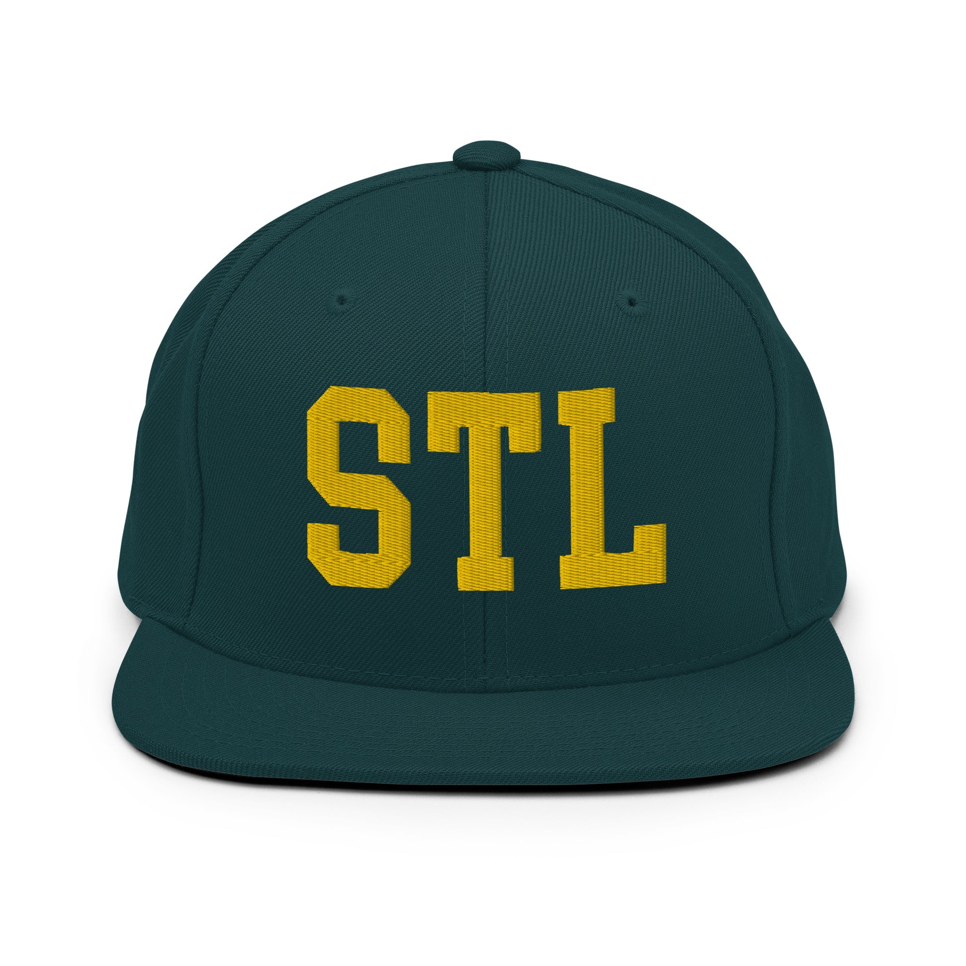 College-Style Classic Snapback Hat • Gold • STL St. Louis • YHM Designs - Image 14