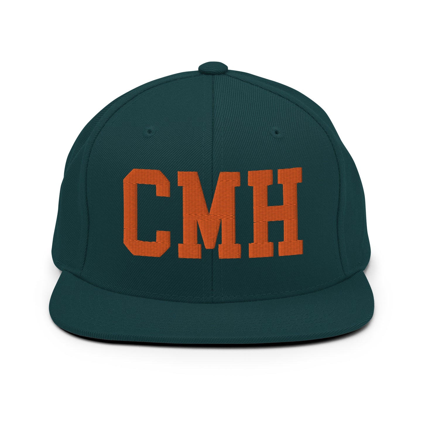 College-Style Classic Snapback Hat • Orange • CMH Columbus • YHM Designs - Image 23
