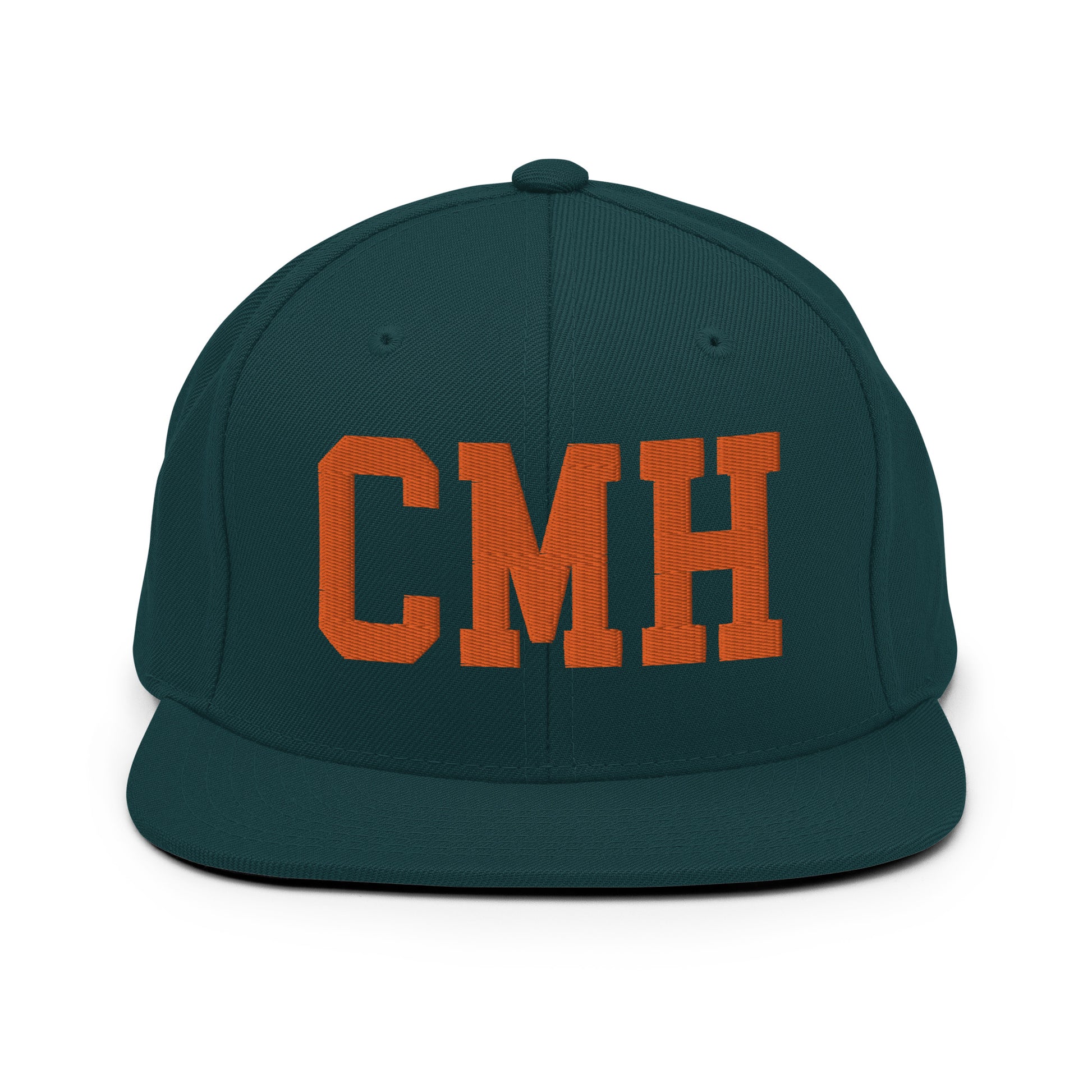 College-Style Classic Snapback Hat • Orange • CMH Columbus • YHM Designs - Image 23