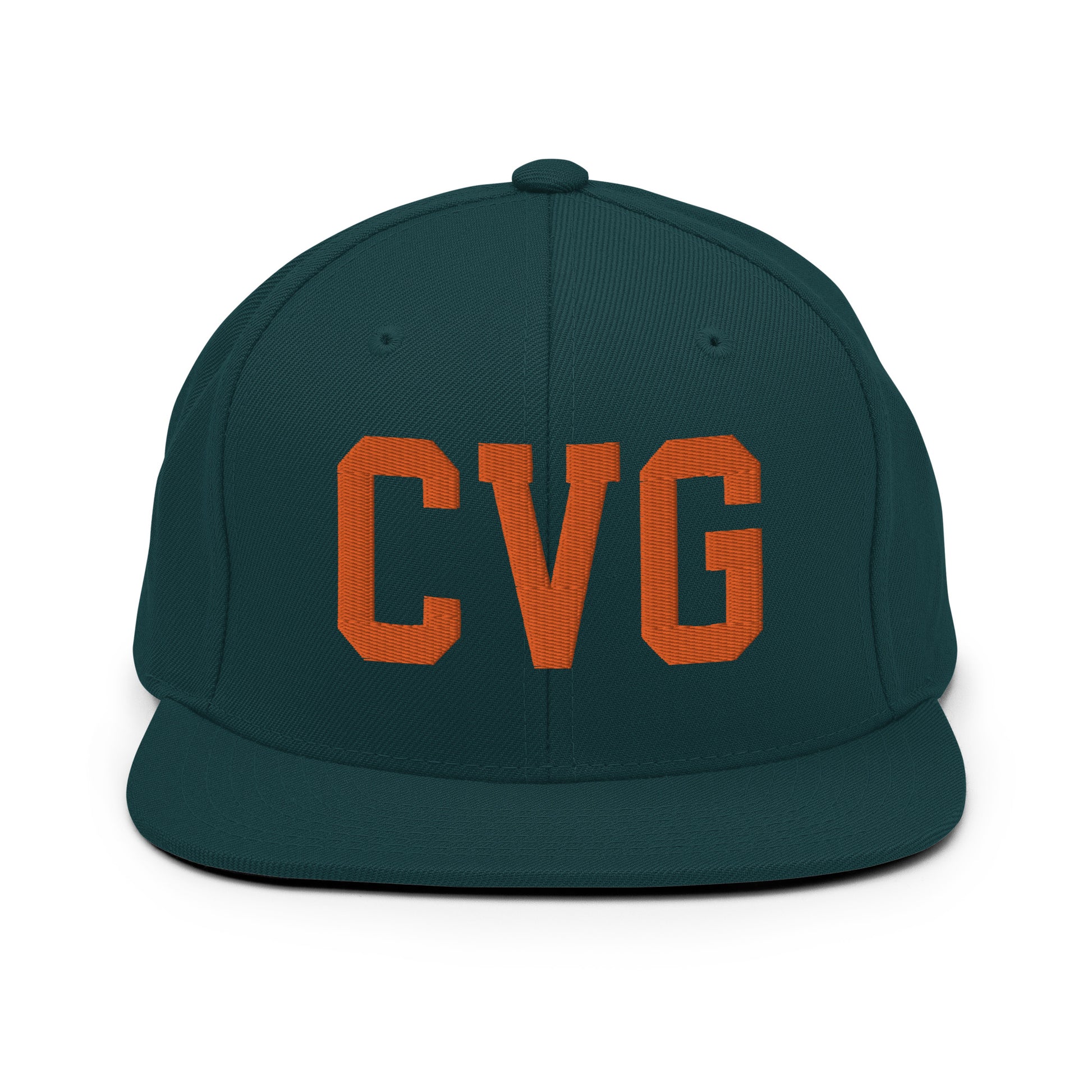 College-Style Classic Snapback Hat • Orange • CVG Cincinnati • YHM Designs - Image 23