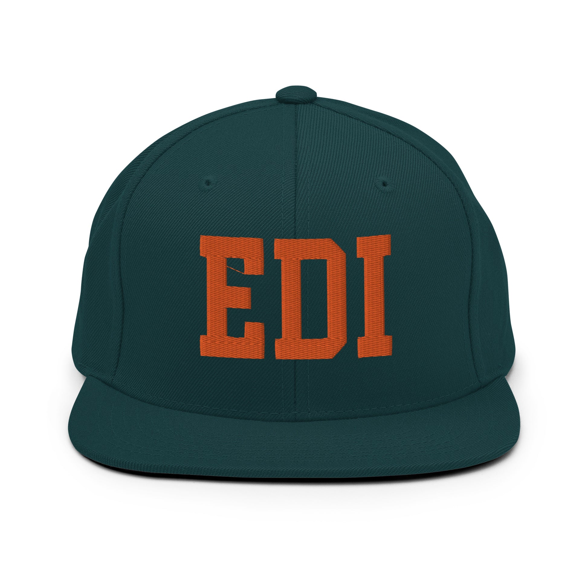 College-Style Classic Snapback Hat • Orange • EDI Edinburgh • YHM Designs - Image 23