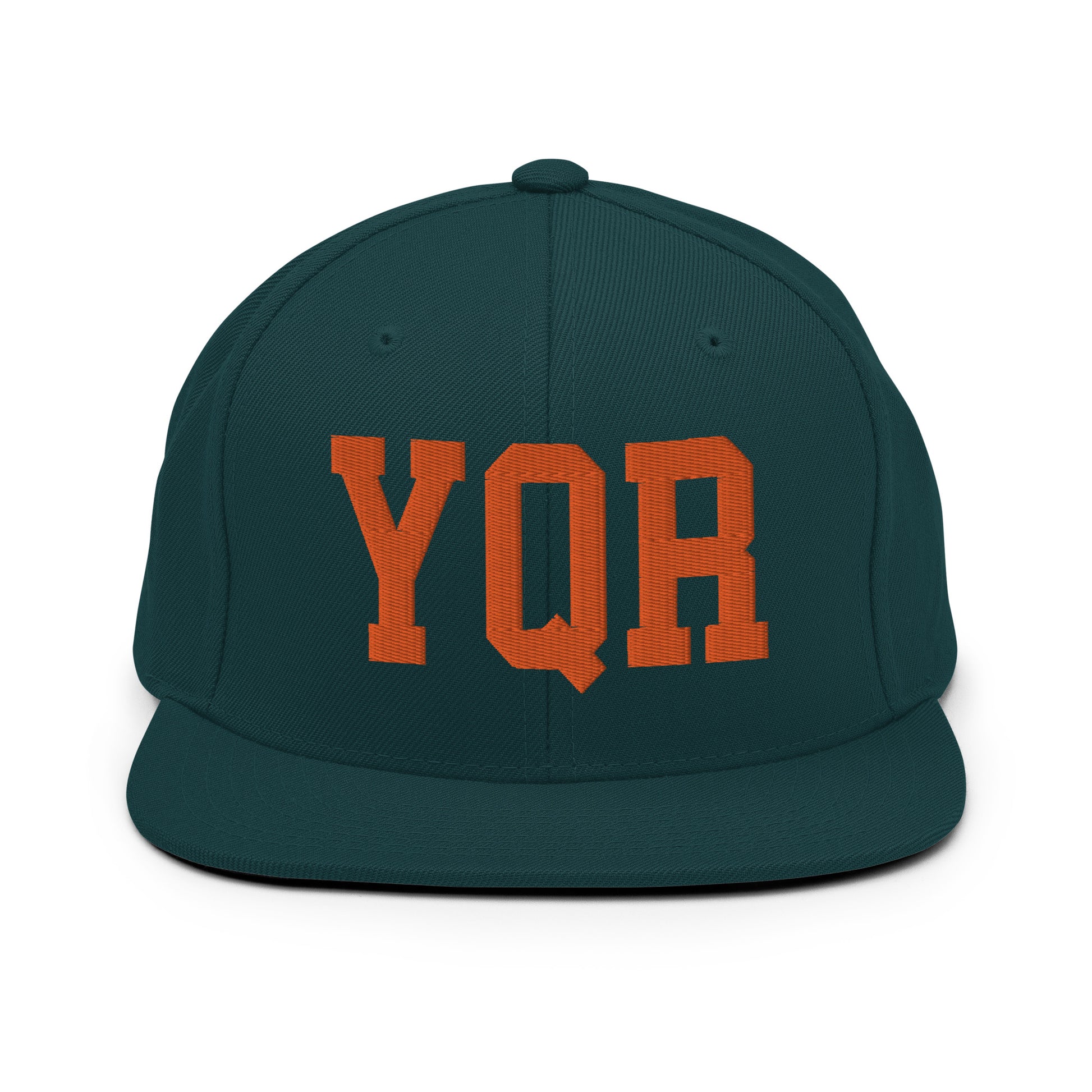 College-Style Classic Snapback Hat • Orange • YQR Regina • YHM Designs - Image 23