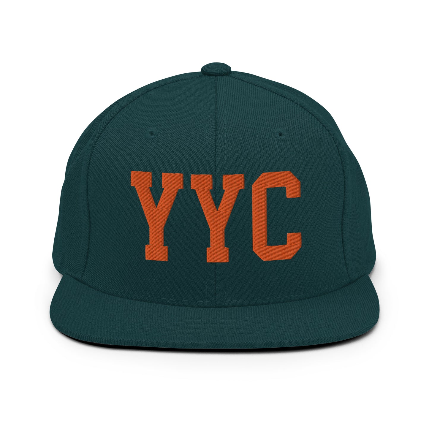 College-Style Classic Snapback Hat • Orange • YYC Calgary • YHM Designs - Image 23