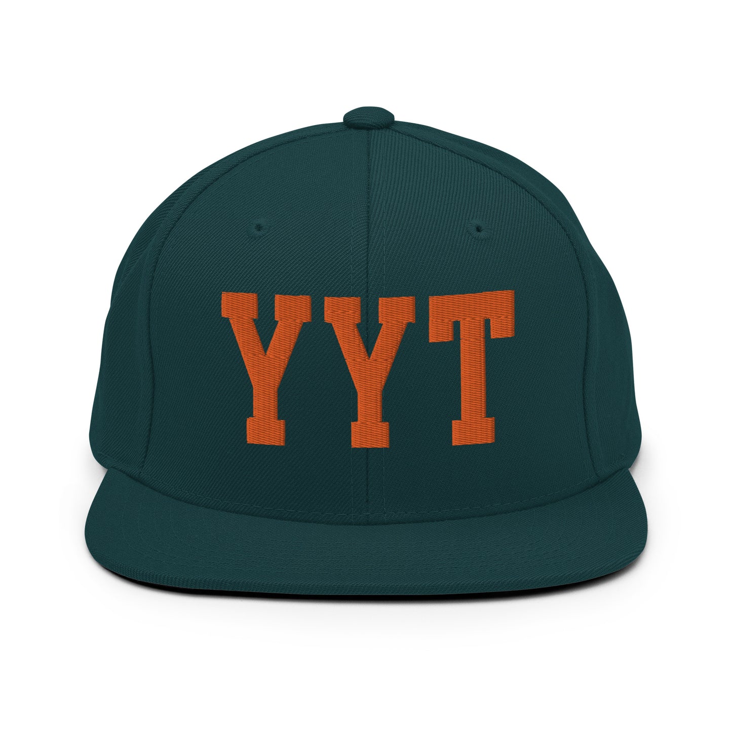 College-Style Classic Snapback Hat • Orange • YYT St. John's • YHM Designs - Image 23