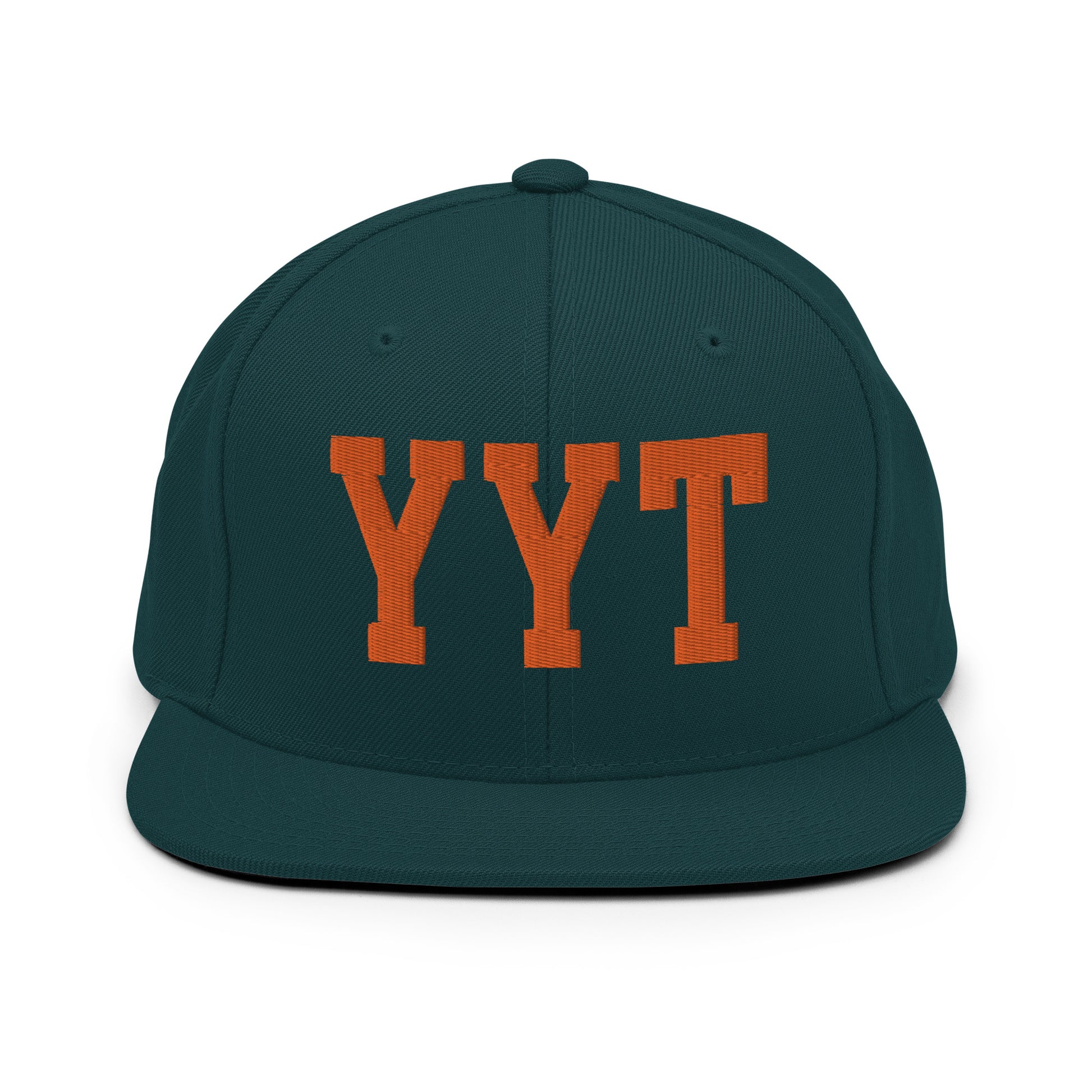 College-Style Classic Snapback Hat • Orange • YYT St. John's • YHM Designs - Image 23