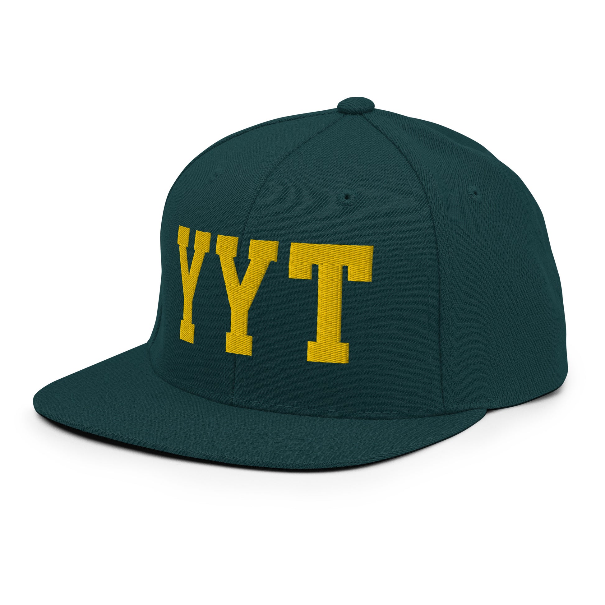 College-Style Classic Snapback Hat • Gold • YYT St. John's • YHM Designs - Image 16