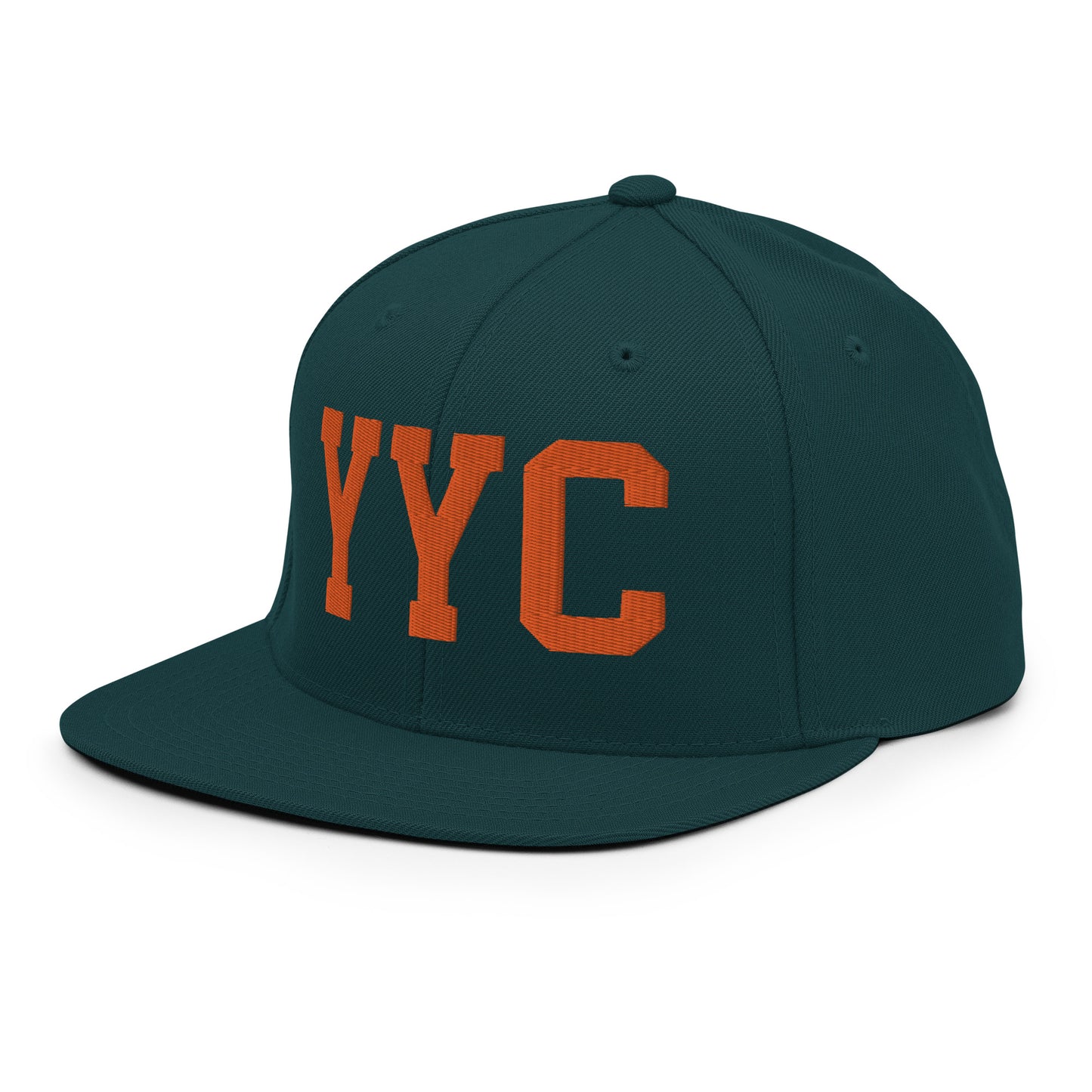 College-Style Classic Snapback Hat • Orange • YYC Calgary • YHM Designs - Image 25