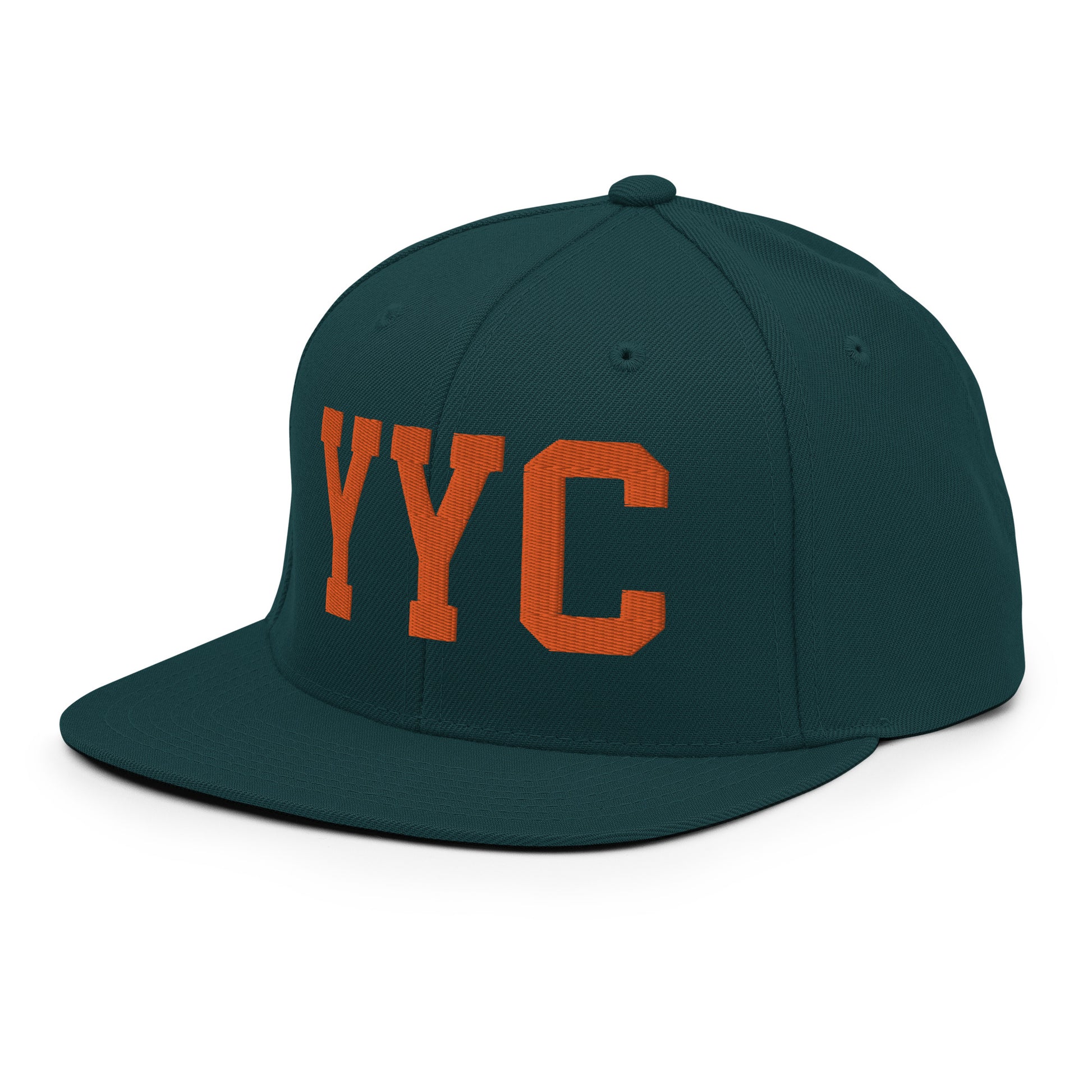 College-Style Classic Snapback Hat • Orange • YYC Calgary • YHM Designs - Image 25