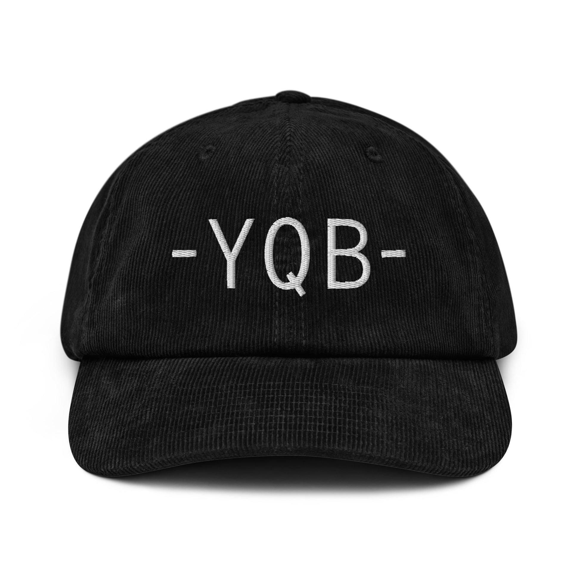 Souvenir Corduroy Hat - White • YQB Quebec City • YHM Designs - Image 13