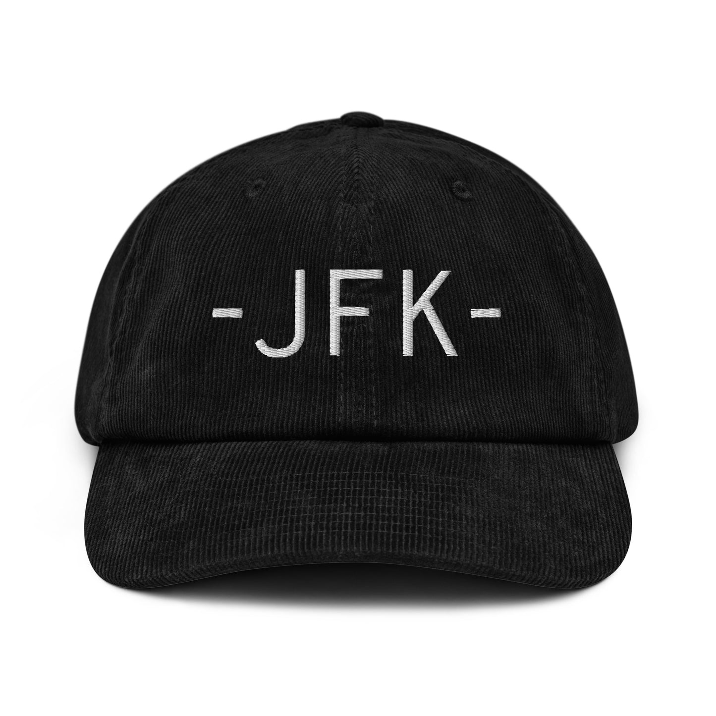 Souvenir Corduroy Hat - White • JFK New York City • YHM Designs - Image 13