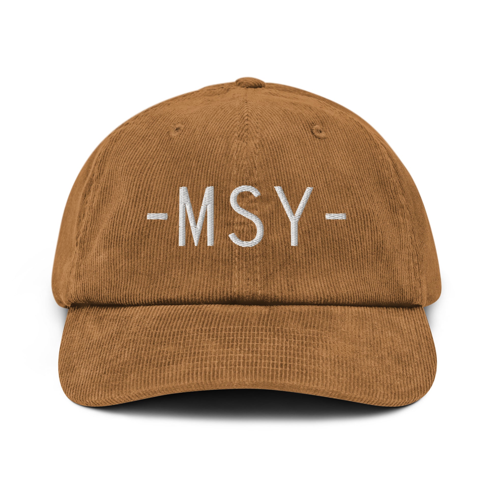 Souvenir Corduroy Hat - White • MSY New Orleans • YHM Designs - Image 18