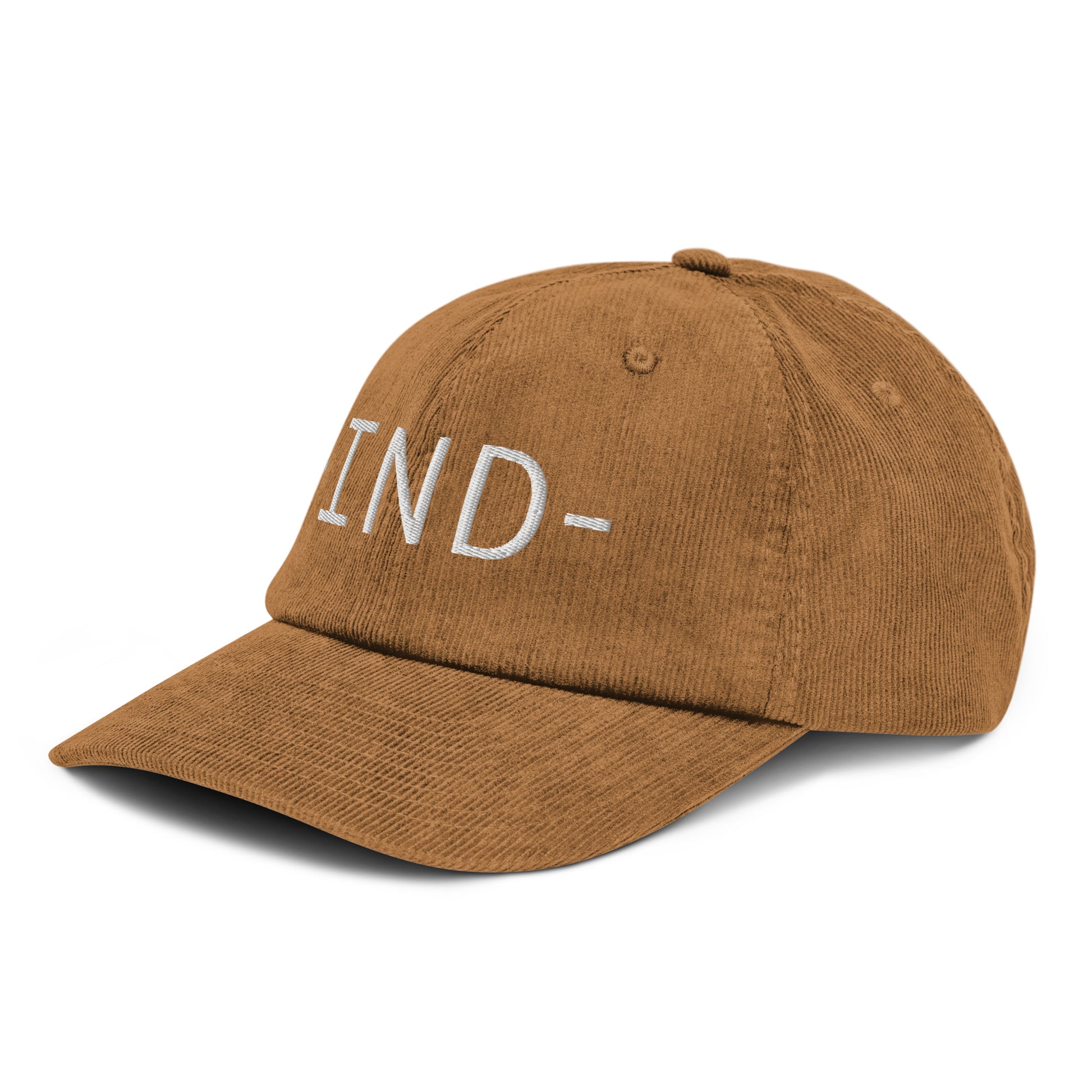 Souvenir Corduroy Hat - White • IND Indianapolis • YHM Designs - Image 19