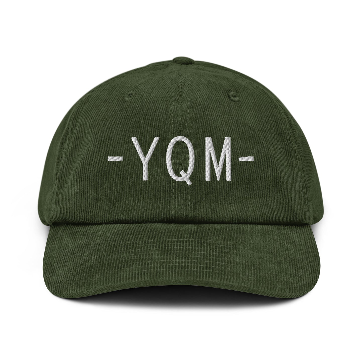 Souvenir Corduroy Hat - White • YQM Moncton • YHM Designs - Image 16