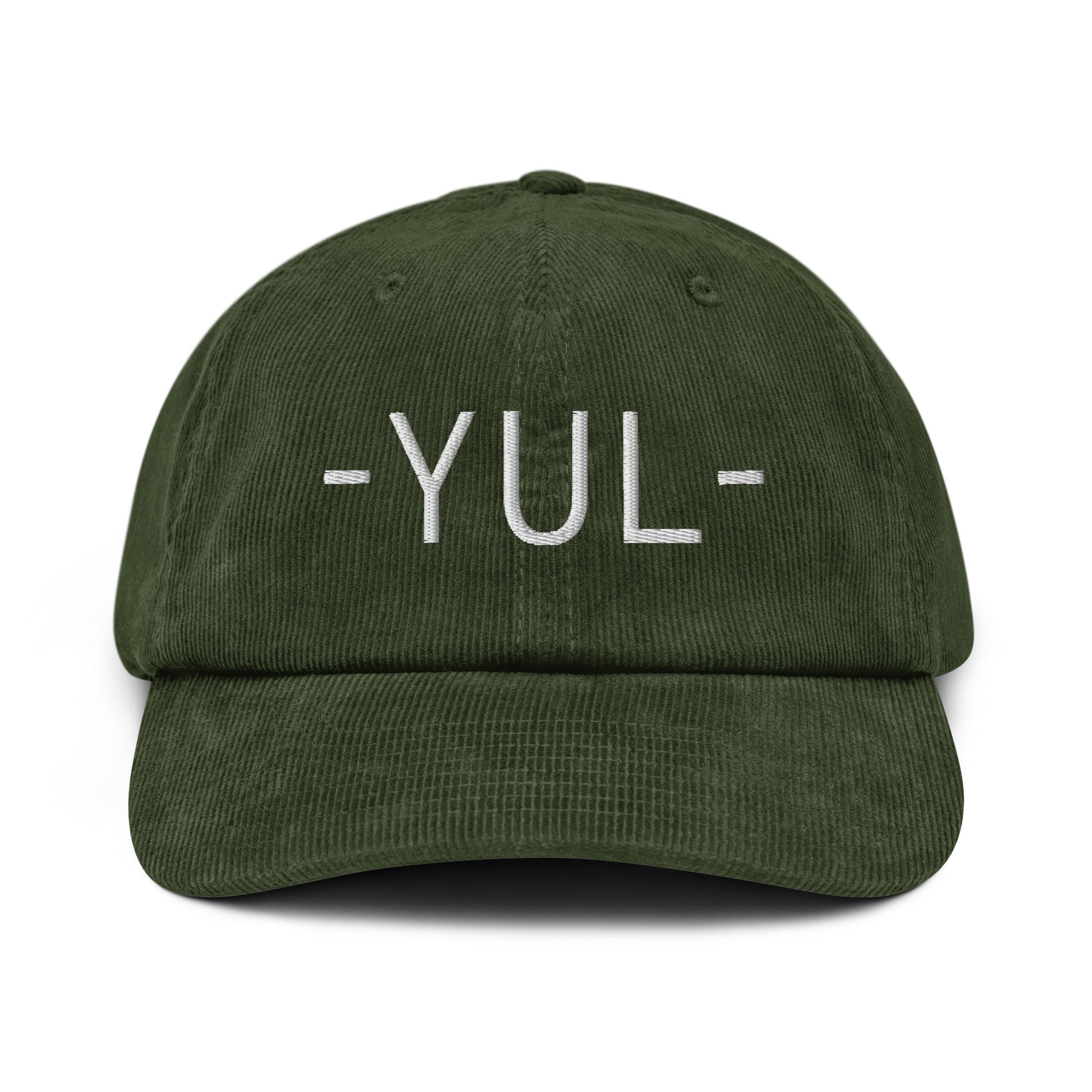 Souvenir Corduroy Hat - White • YUL Montreal • YHM Designs - Image 16