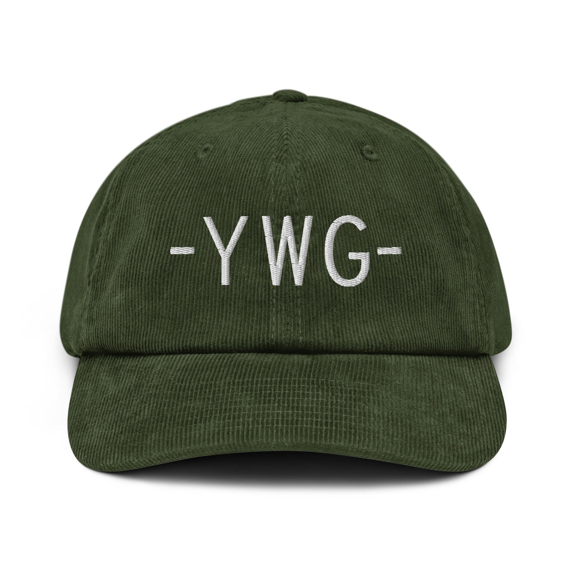 Souvenir Corduroy Hat - White • YWG Winnipeg • YHM Designs - Image 16