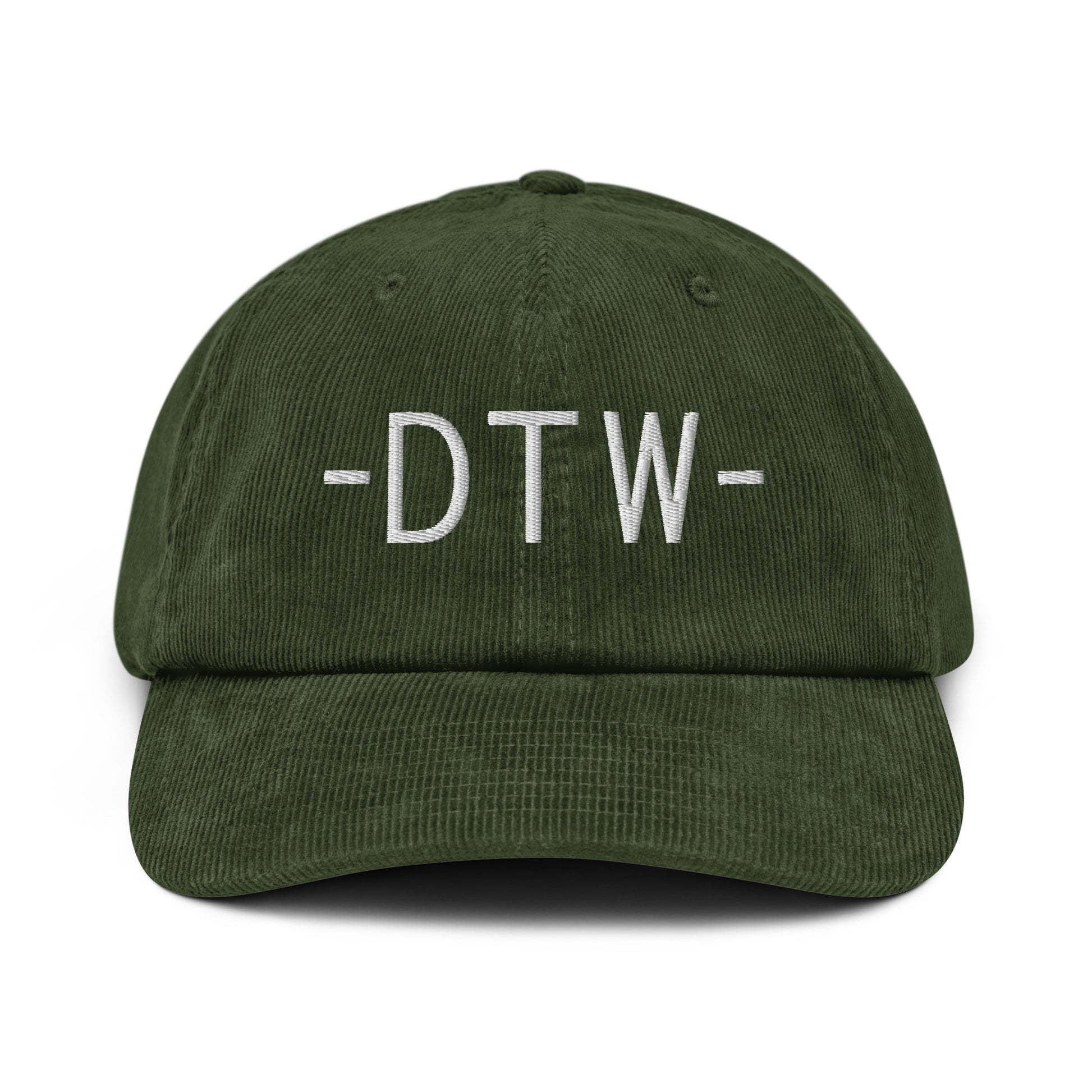 Souvenir Corduroy Hat - White • DTW Detroit • YHM Designs - Image 16