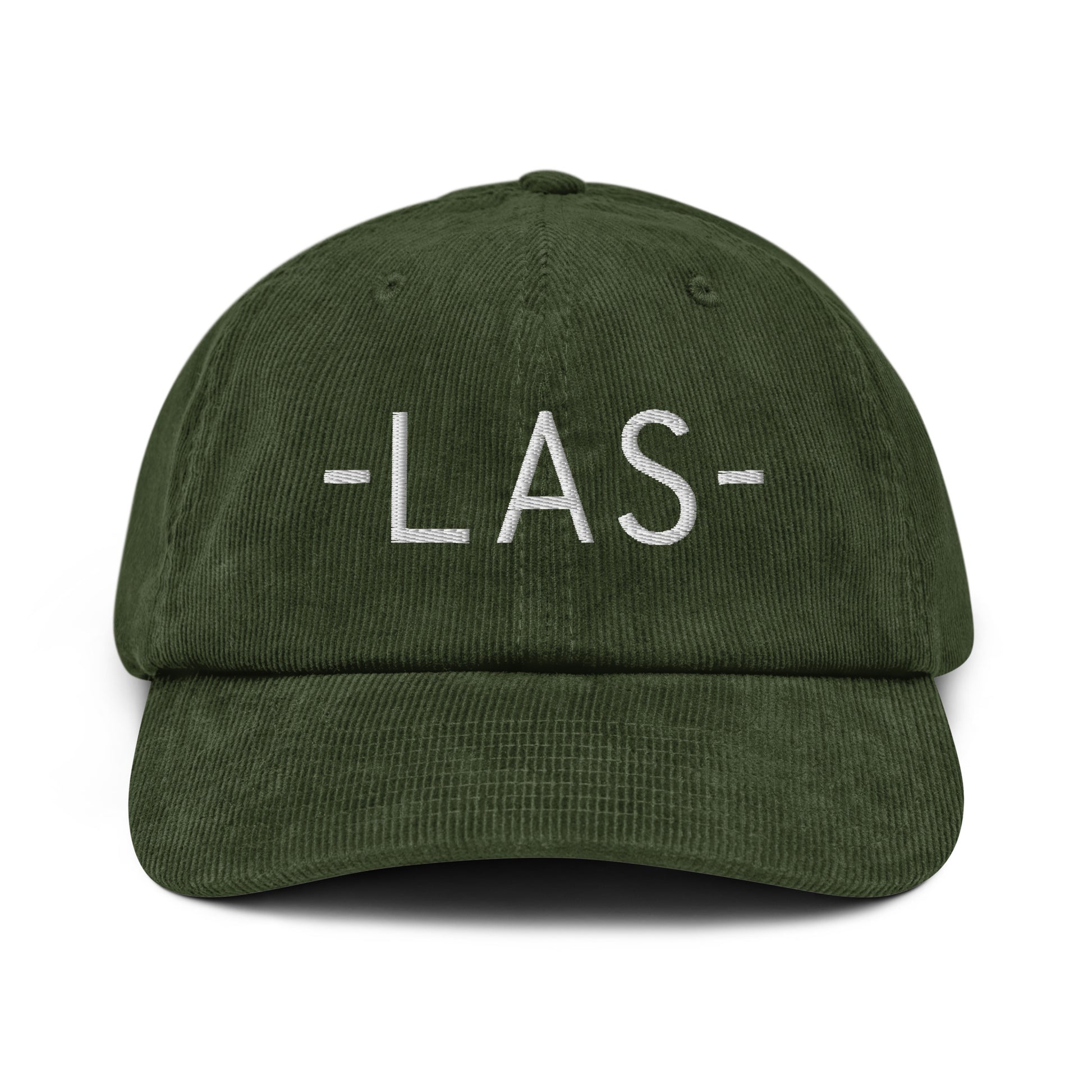 Souvenir Corduroy Hat - White • LAS Las Vegas • YHM Designs - Image 16