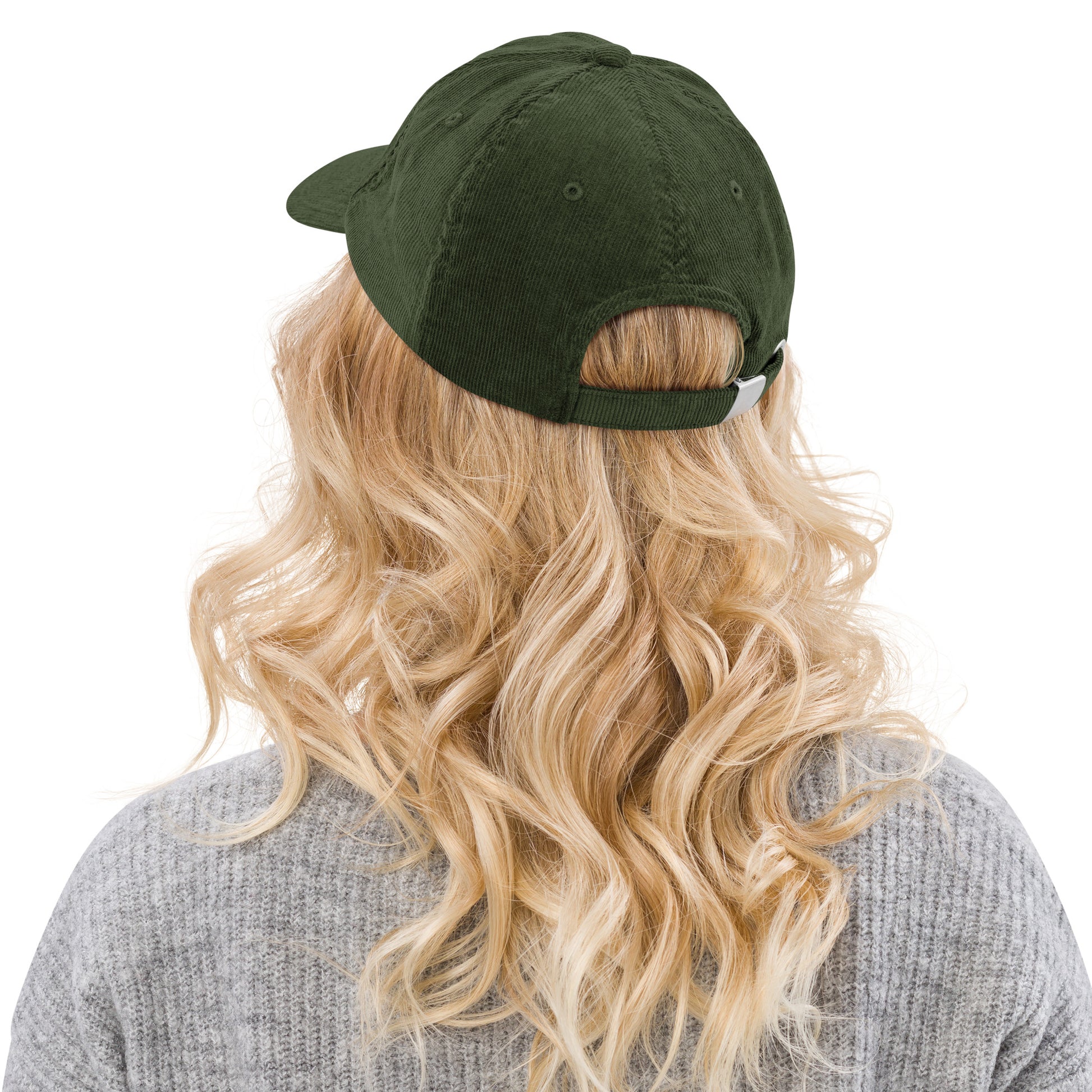 Souvenir Corduroy Hat - White • YOW Ottawa • YHM Designs - Image 09