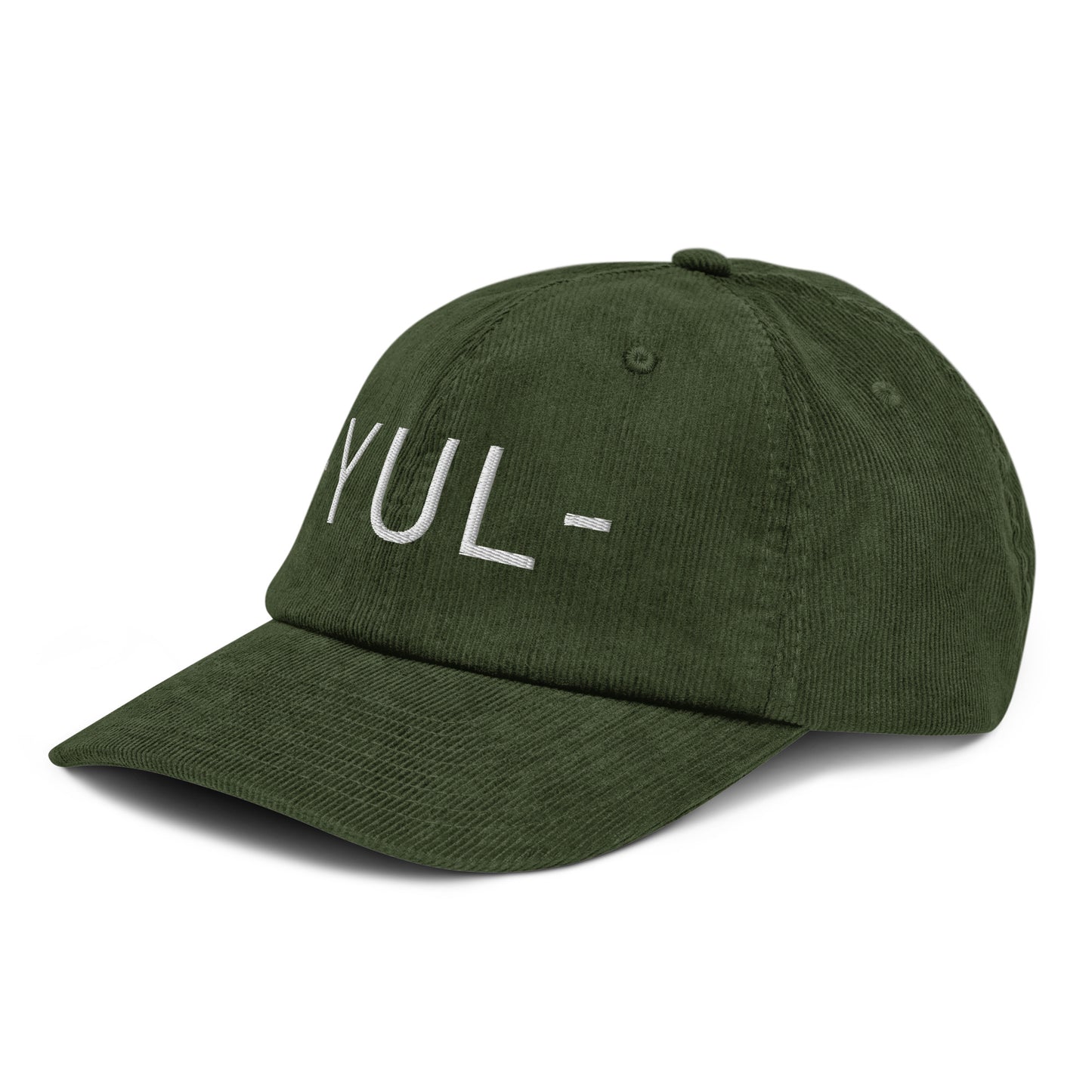Souvenir Corduroy Hat - White • YUL Montreal • YHM Designs - Image 17