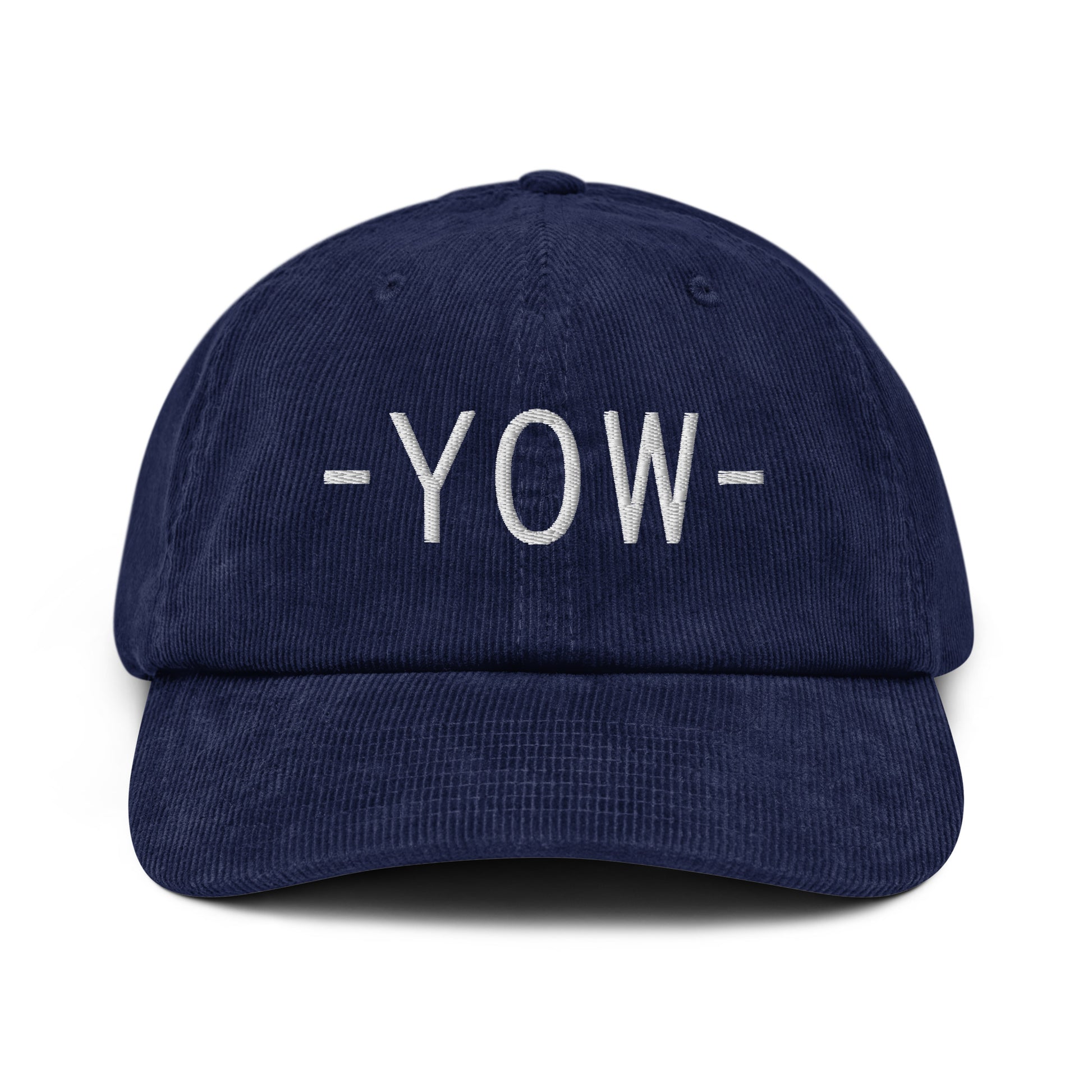 Souvenir Corduroy Hat - White • YOW Ottawa • YHM Designs - Image 15