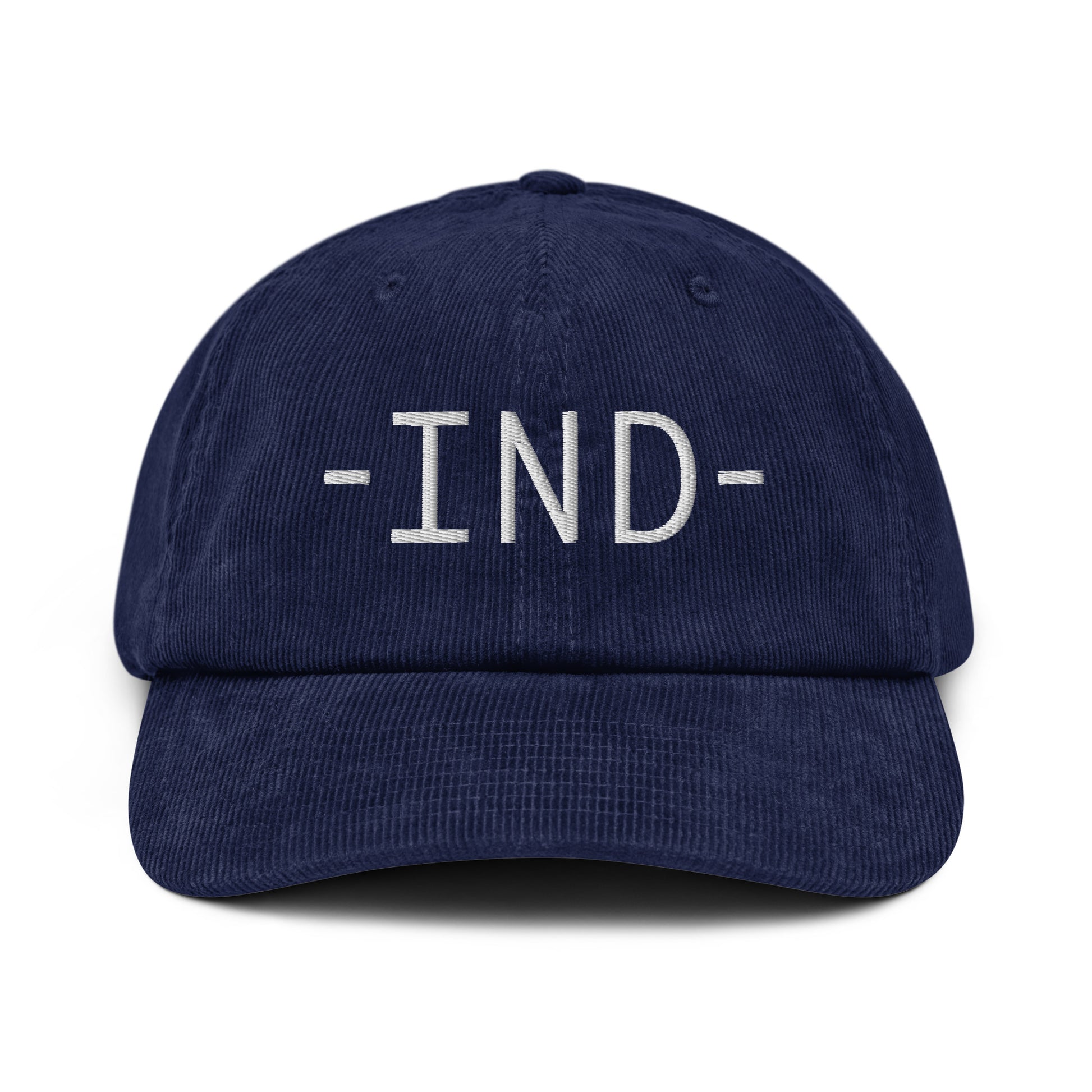 Souvenir Corduroy Hat - White • IND Indianapolis • YHM Designs - Image 15