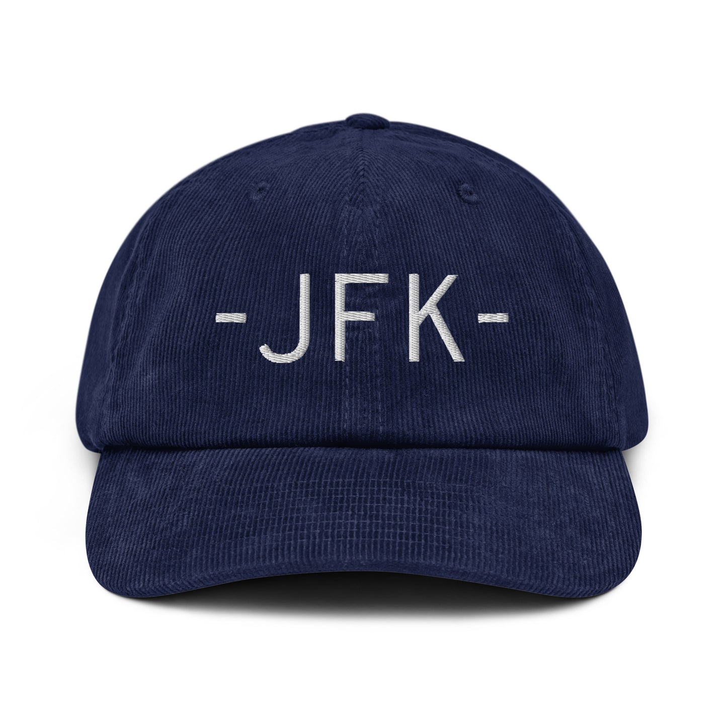 Souvenir Corduroy Hat - White • JFK New York City • YHM Designs - Image 15