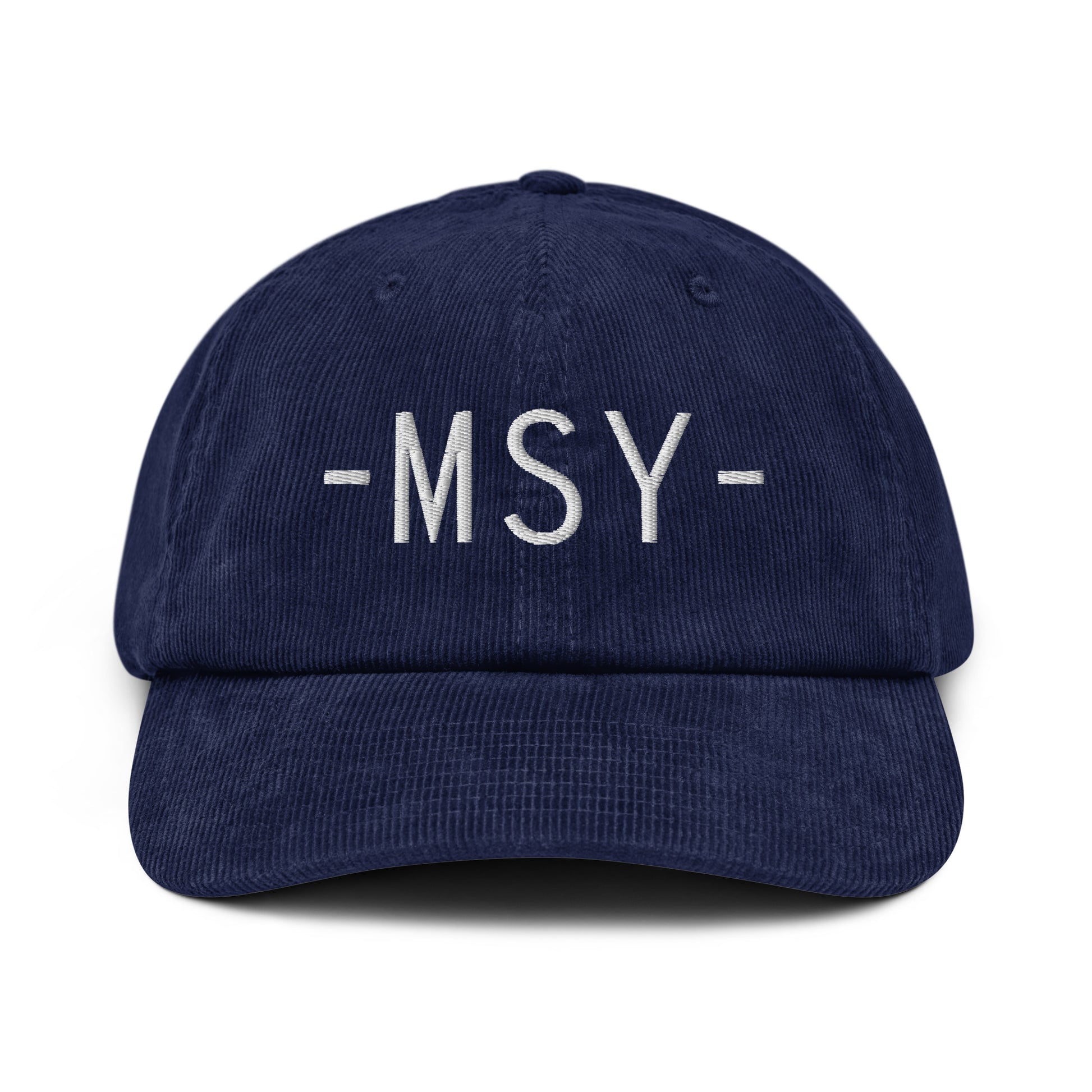 Souvenir Corduroy Hat - White • MSY New Orleans • YHM Designs - Image 15