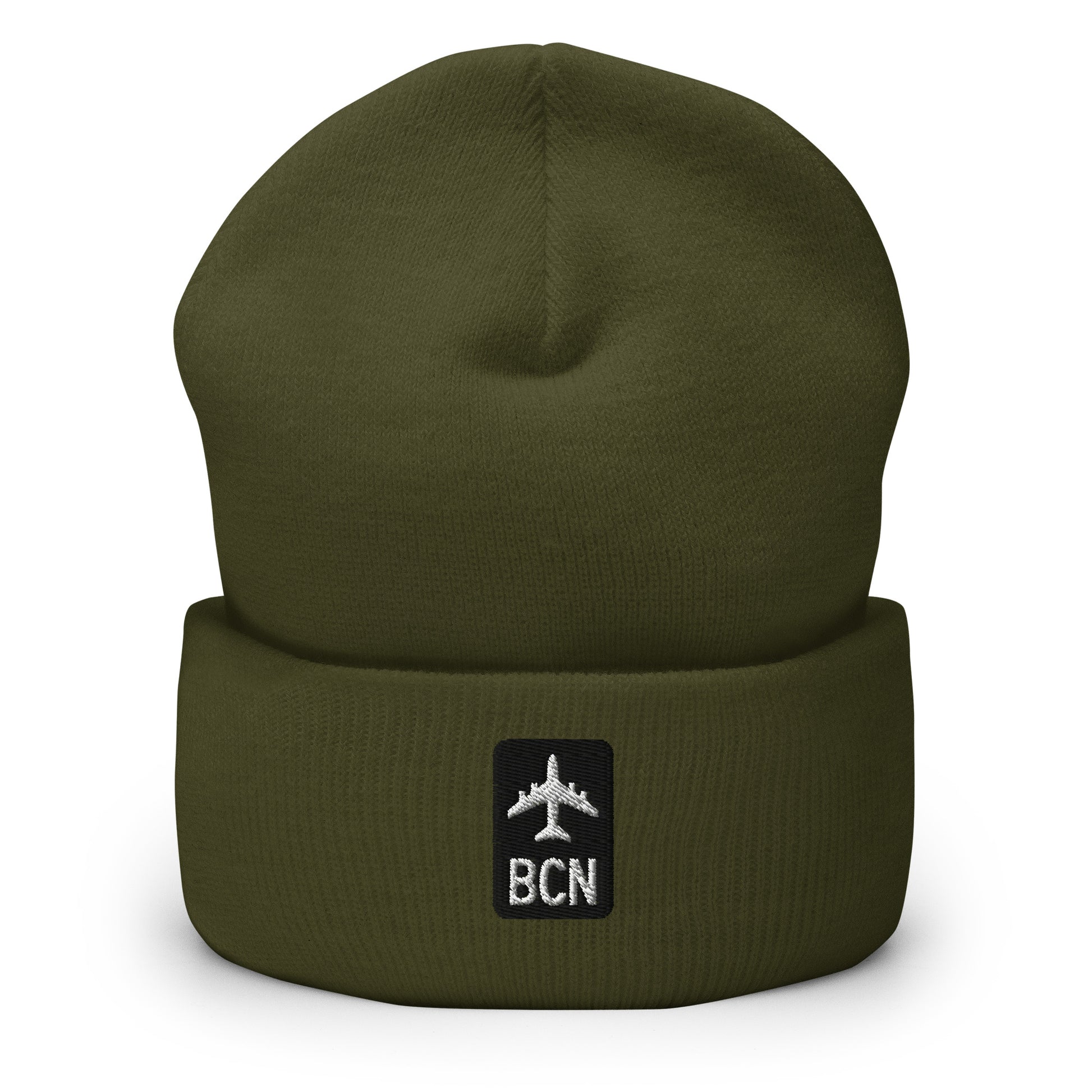 Jetliner Cuffed Beanie • Black/White • BCN Barcelona • YHM Designs - Image 07