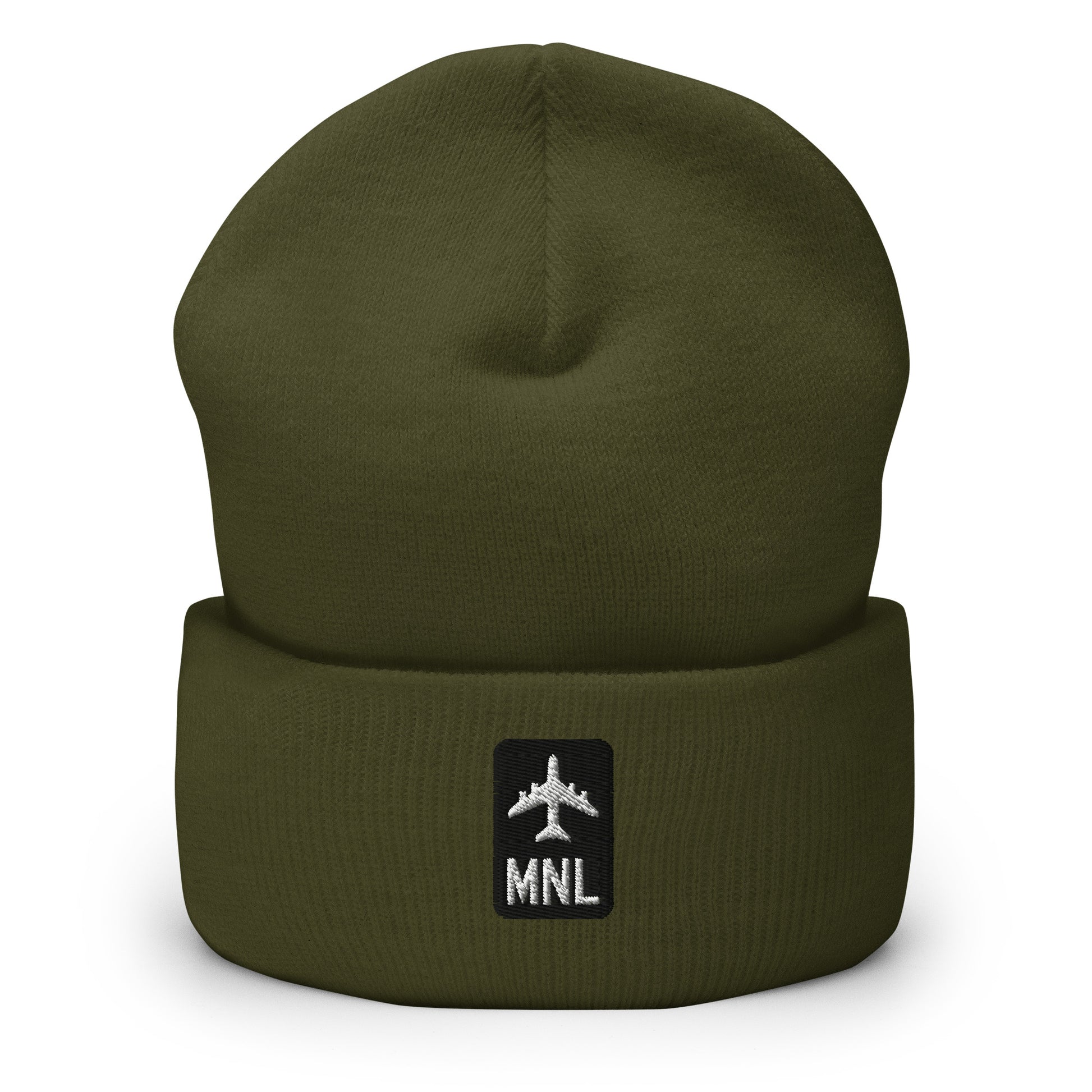 Jetliner Cuffed Beanie • Black/White • MNL Manila Souvenir • YHM Designs - Image 07