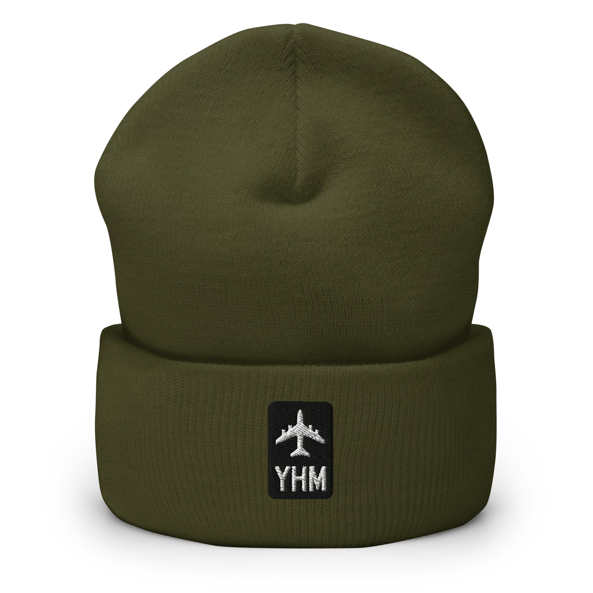 Jetliner Cuffed Beanie • Black/White • YHM Hamilton Souvenir • YHM Designs - Image 07