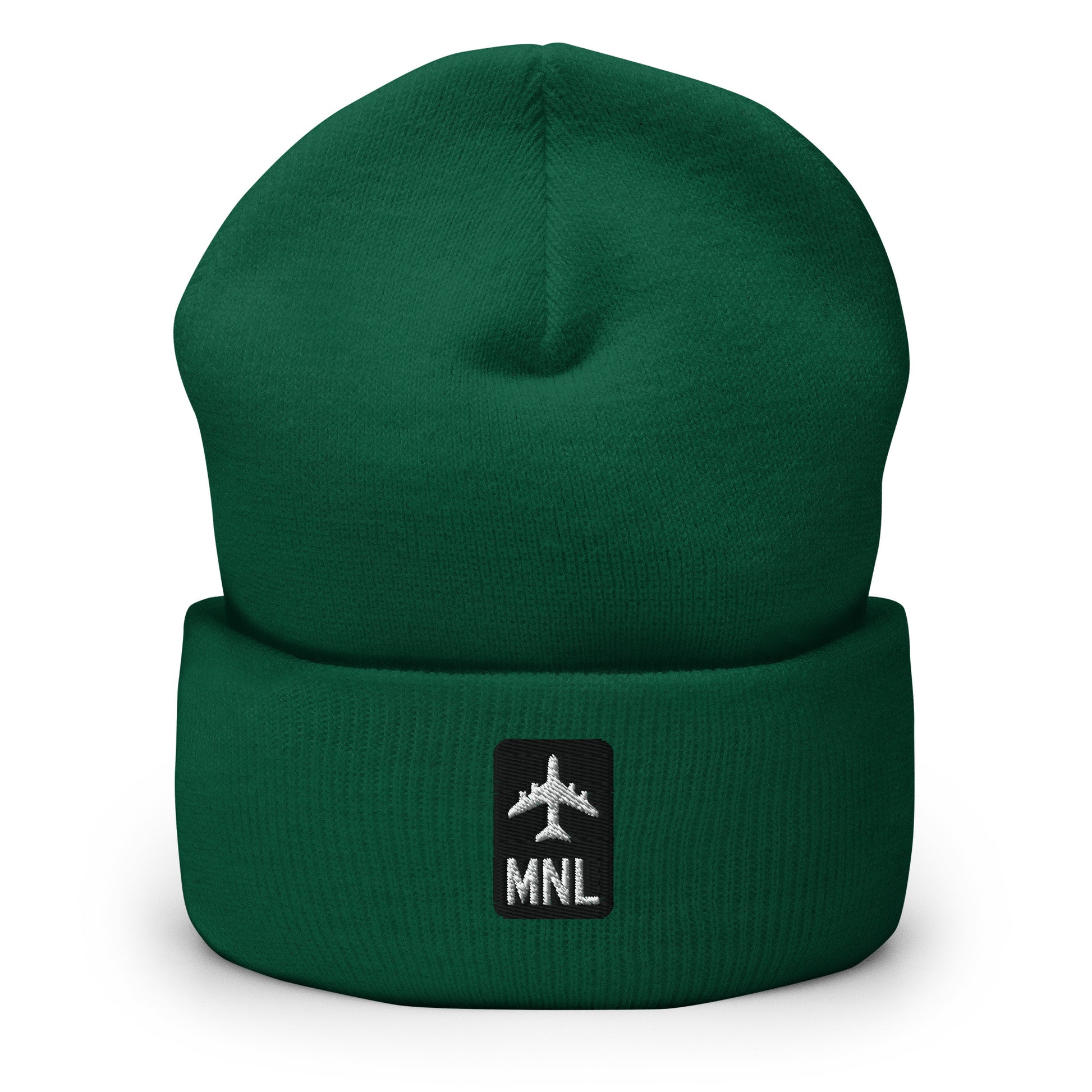Jetliner Cuffed Beanie • Black/White • MNL Manila Souvenir • YHM Designs - Image 08