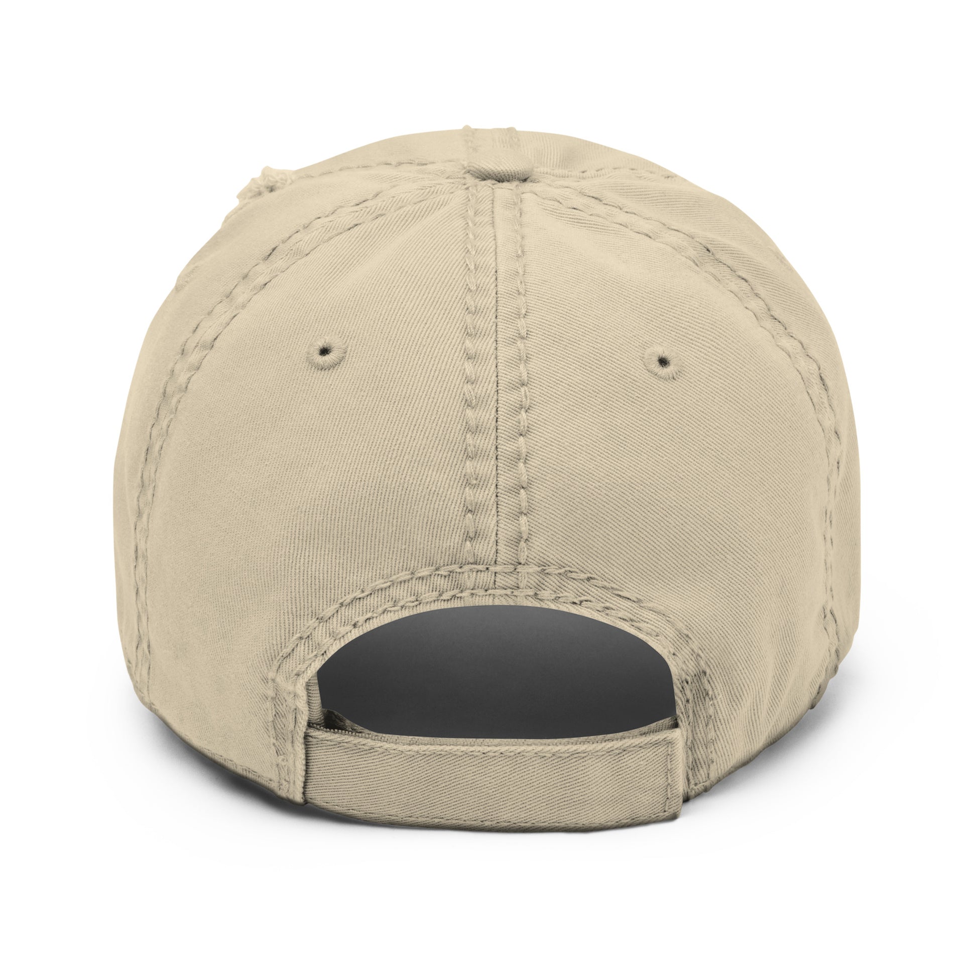 Jetliner Distressed Dad Hat • Khaki • MKE Milwaukee • YHM Designs - Image 08