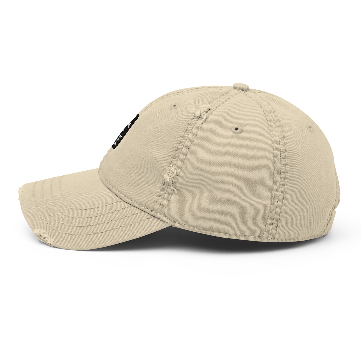 Jetliner Distressed Dad Hat • Khaki • MKE Milwaukee • YHM Designs - Image 09