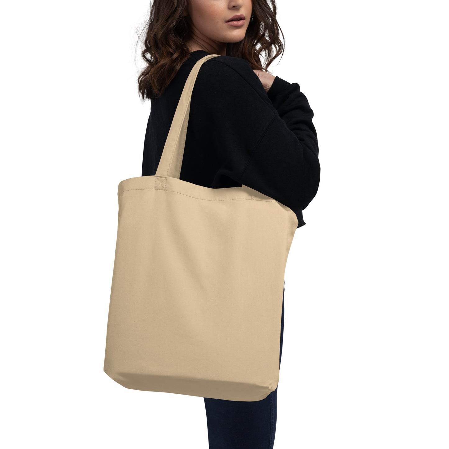 Aviation Gift Organic Tote - Black • YVR Vancouver • YHM Designs - Image 06