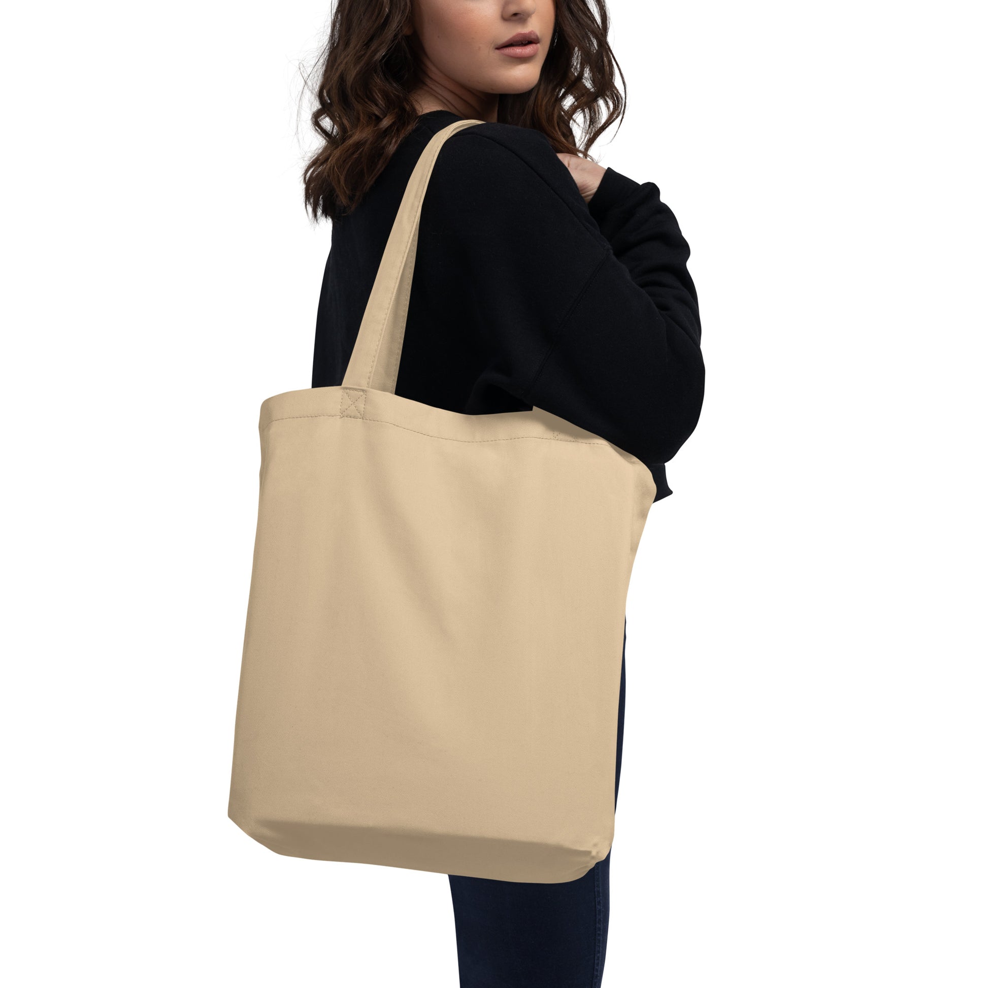 Cool Travel Gift Organic Tote Bag - Viking Blue • CLT Charlotte • YHM Designs - Image 06