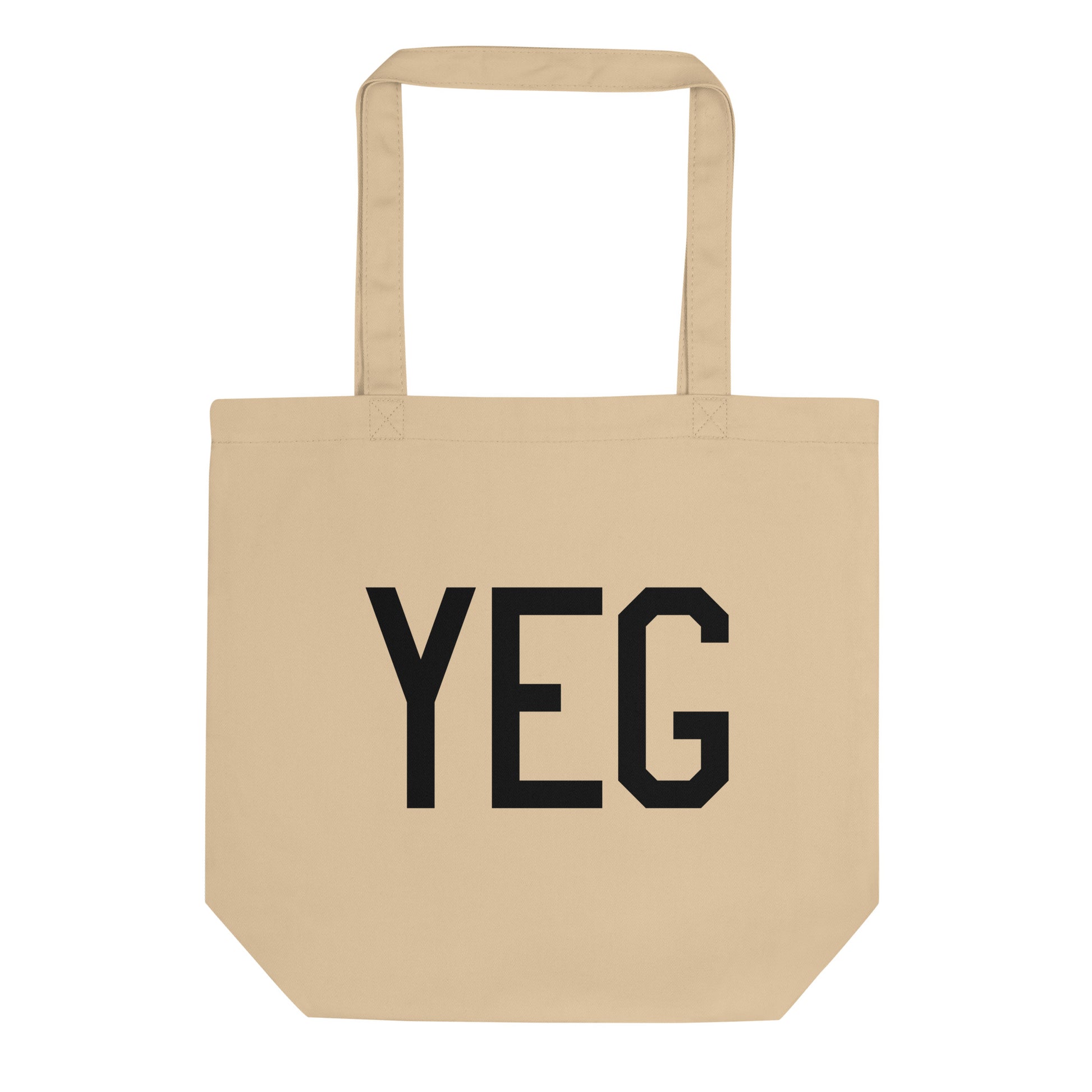 Aviation Gift Organic Tote - Black • YEG Edmonton • YHM Designs - Image 01