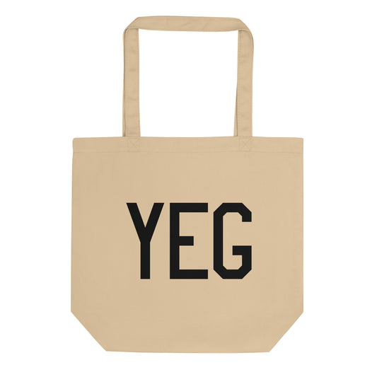 Aviation Gift Organic Tote - Black • YEG Edmonton • YHM Designs - Image 01