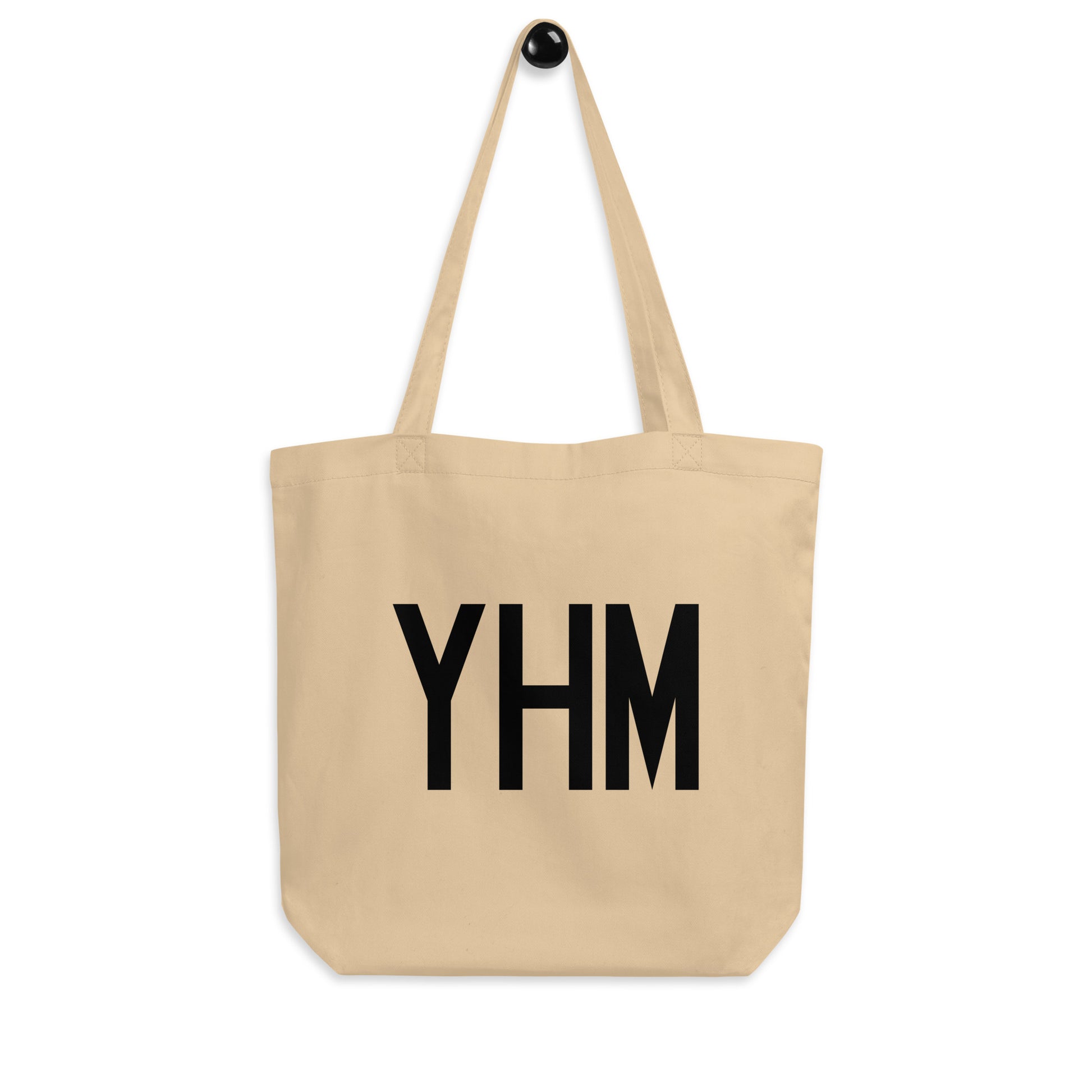 Aviation Gift Organic Tote - Black • YHM Hamilton • YHM Designs - Image 04
