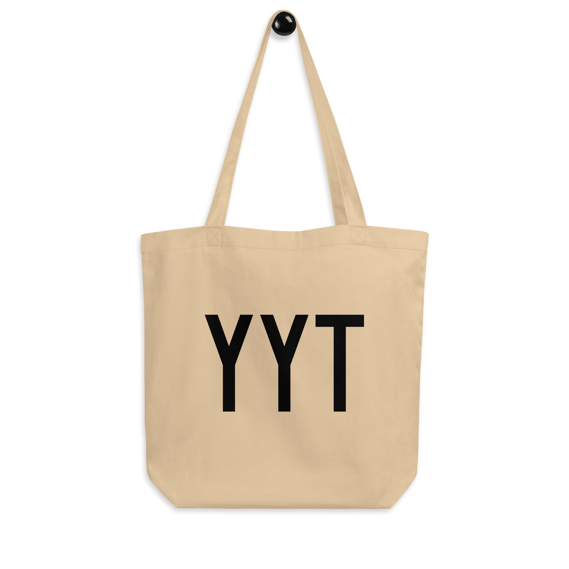 Aviation Gift Organic Tote - Black • YYT St. John's • YHM Designs - Image 04