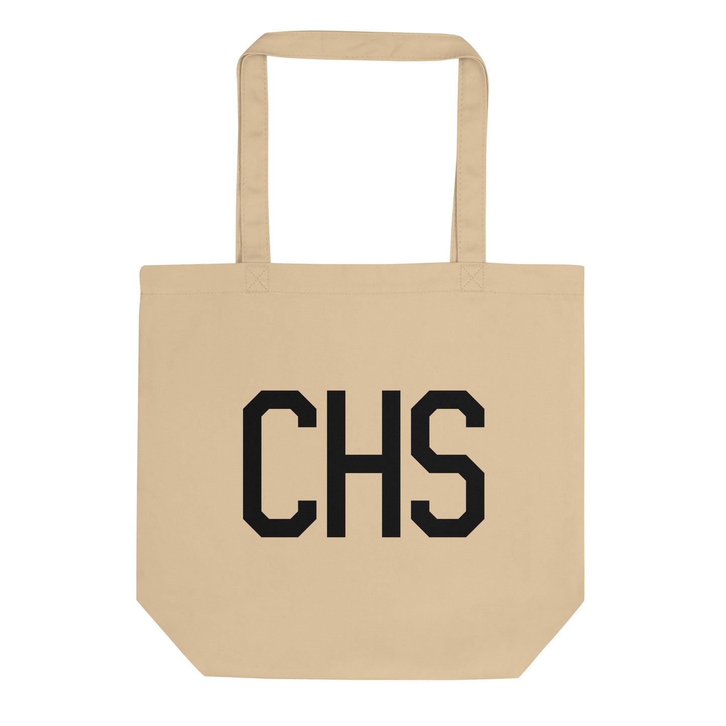 Aviation Gift Organic Tote - Black • CHS Charleston • YHM Designs - Image 01