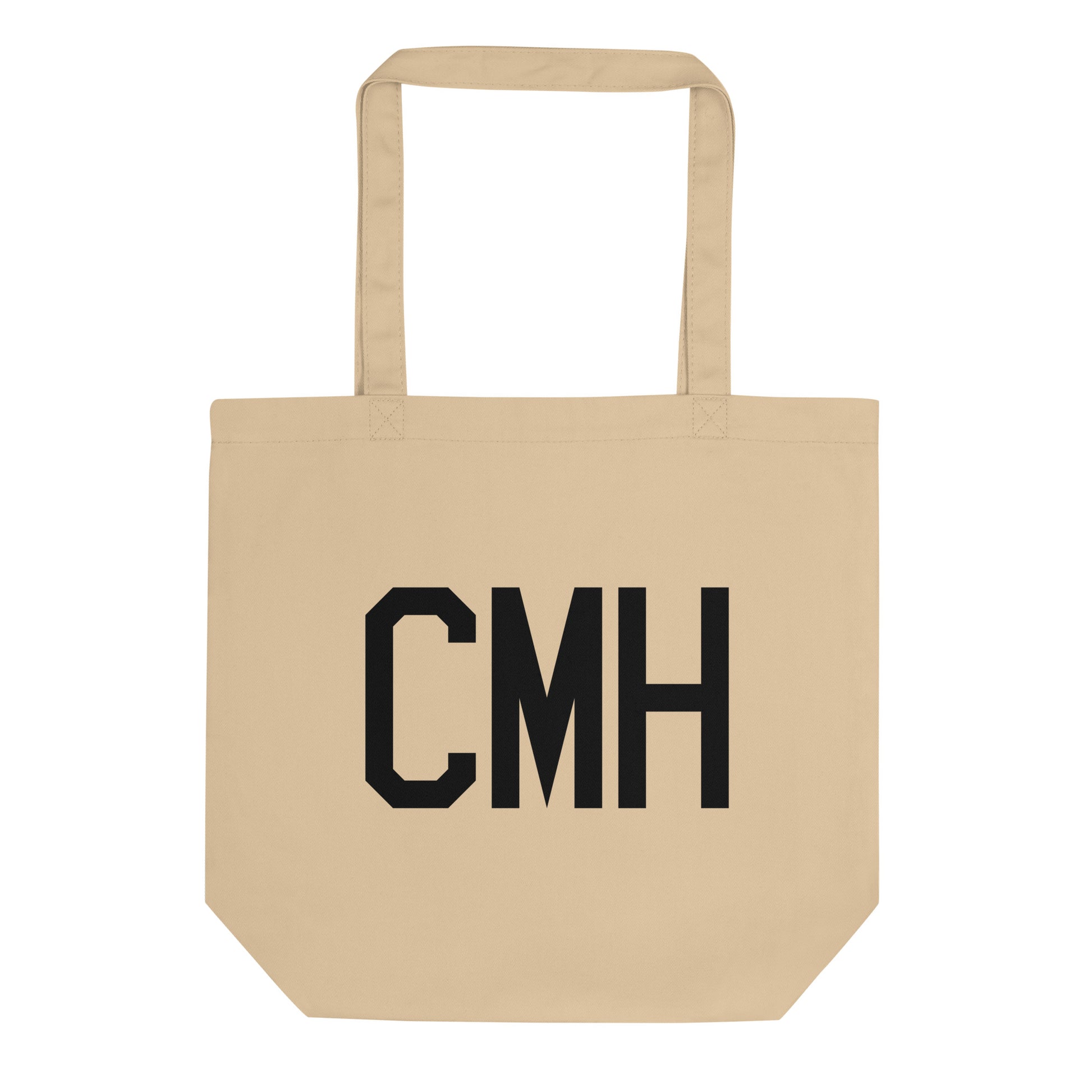 Aviation Gift Organic Tote - Black • CMH Columbus • YHM Designs - Image 01