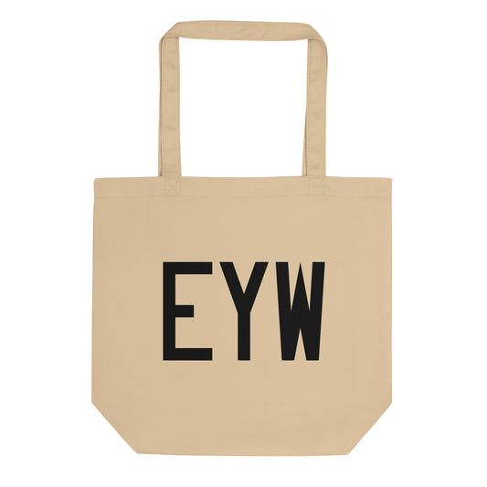 Aviation Gift Organic Tote - Black • EYW Key West • YHM Designs - Image 01