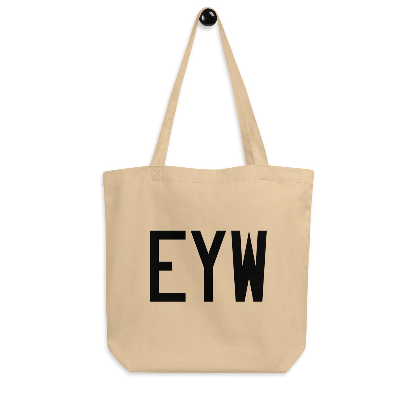 Aviation Gift Organic Tote - Black • EYW Key West • YHM Designs - Image 04