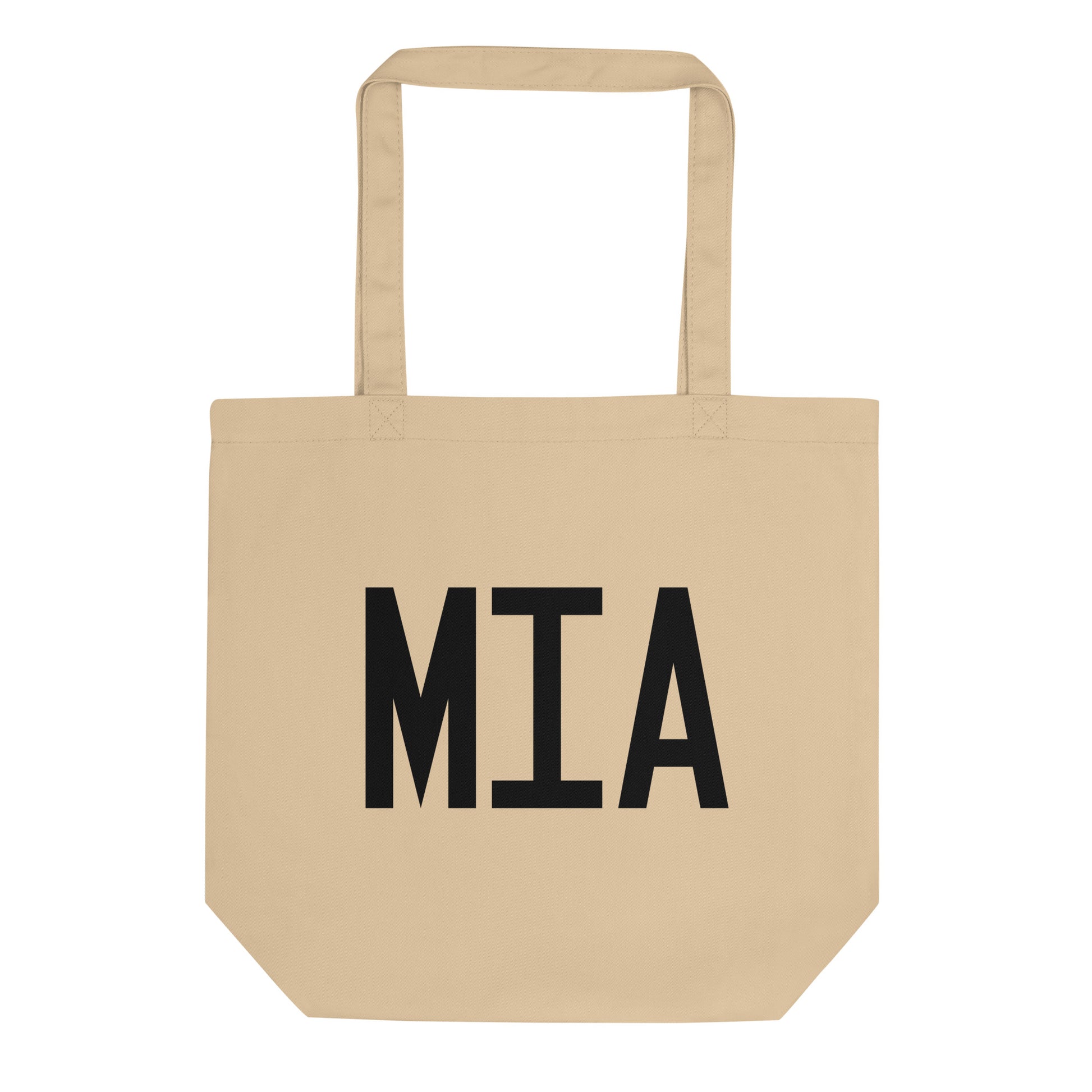 Aviation Gift Organic Tote - Black • MIA Miami • YHM Designs - Image 01