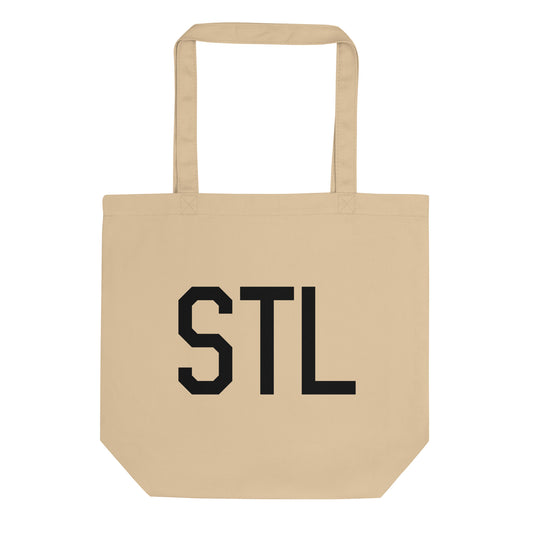 Aviation Gift Organic Tote - Black • STL St. Louis • YHM Designs - Image 01