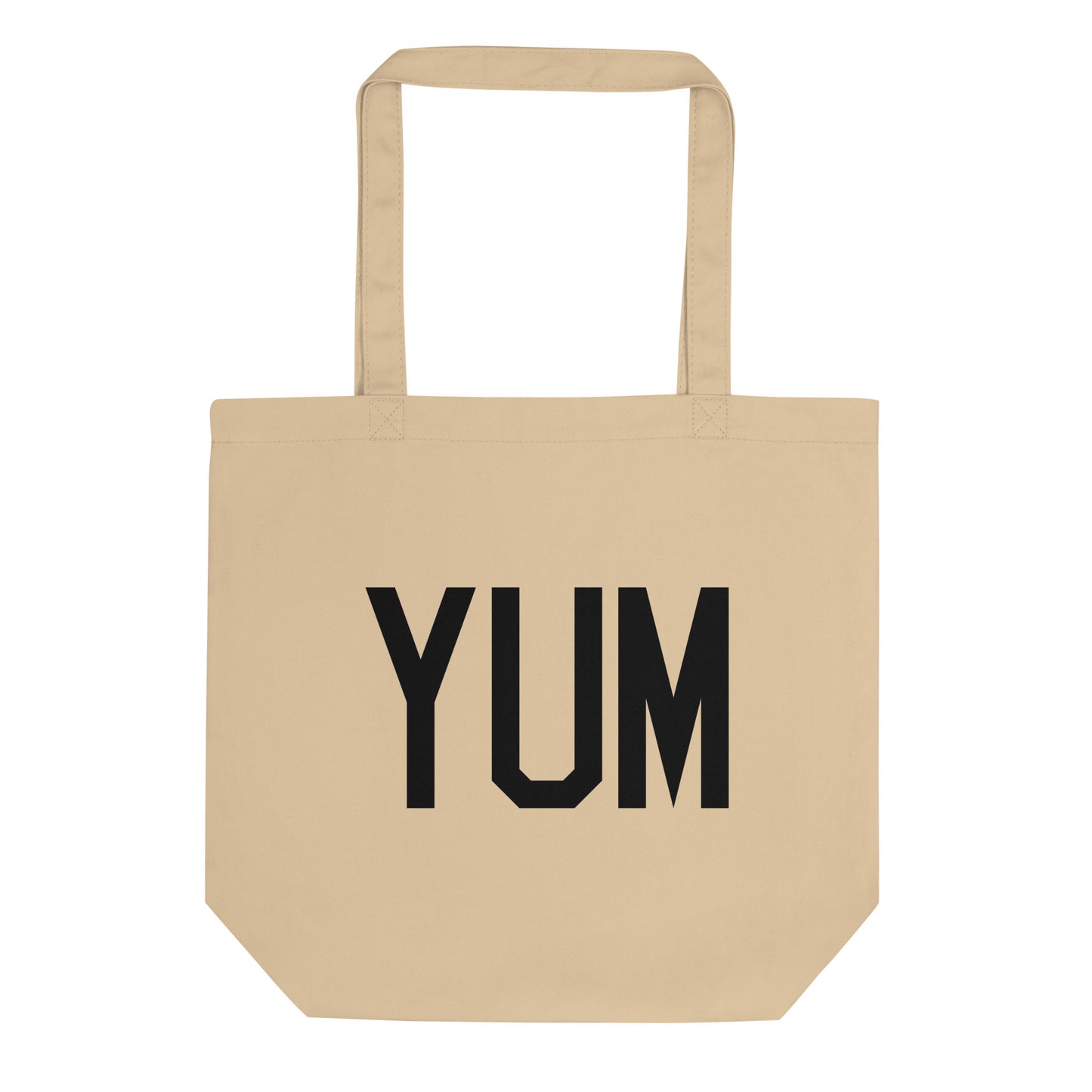 Aviation Gift Organic Tote - Black • YUM Yuma • YHM Designs - Image 01