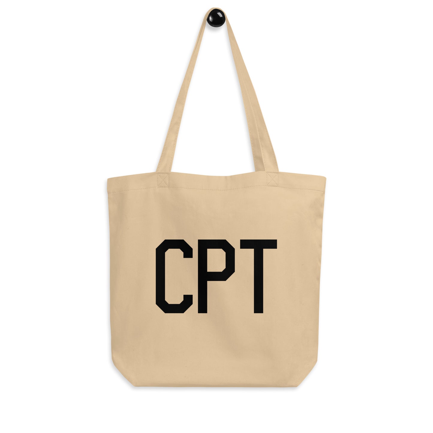 Aviation Gift Organic Tote - Black • CPT Cape Town • YHM Designs - Image 04